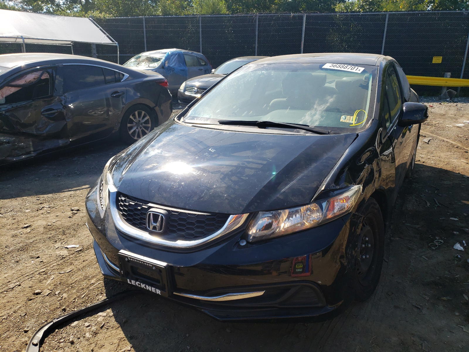 Photo 2 from auction – 2013 HONDA CIVIC with VIN 19XFB2F59DE022515