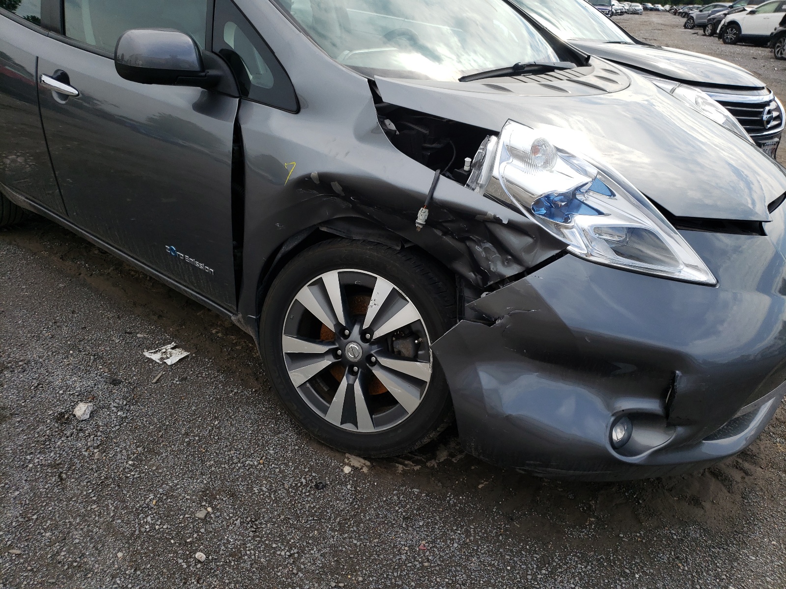 Photo 9 from auction – 2015 NISSAN LEAF S with VIN 1N4AZ0CP1FC315387