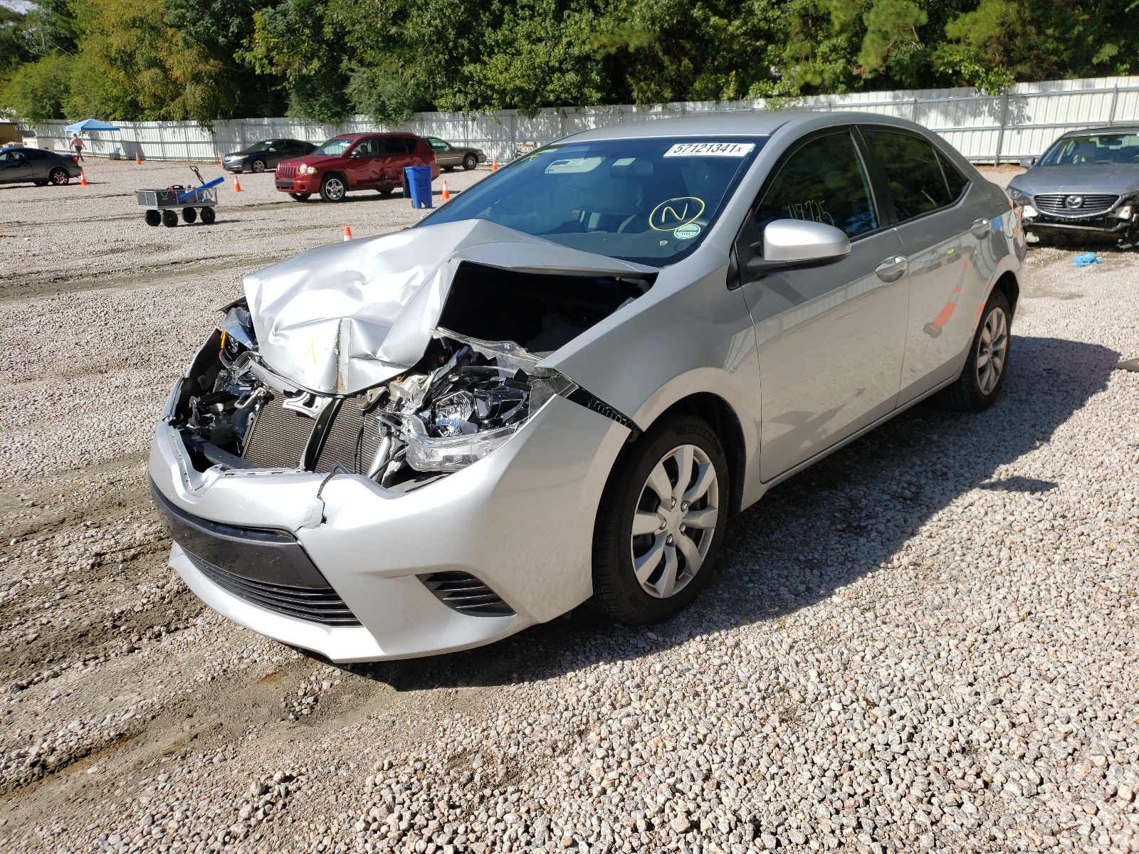 Photo 2 from auction – 2016 TOYOTA COROLLA L with VIN 2T1BURHE1GC535355