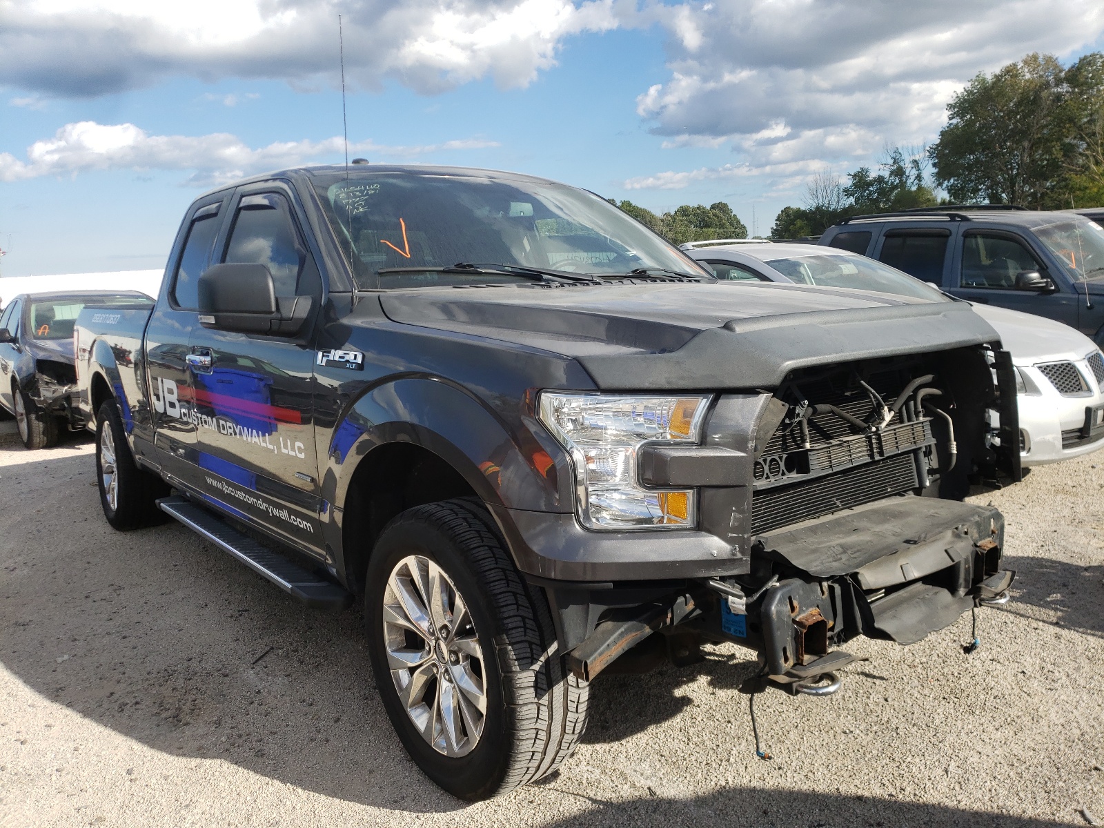FORD F150 SUPER 2016 with VIN 1FTFX1EGXGFB36449 - Photo from auction