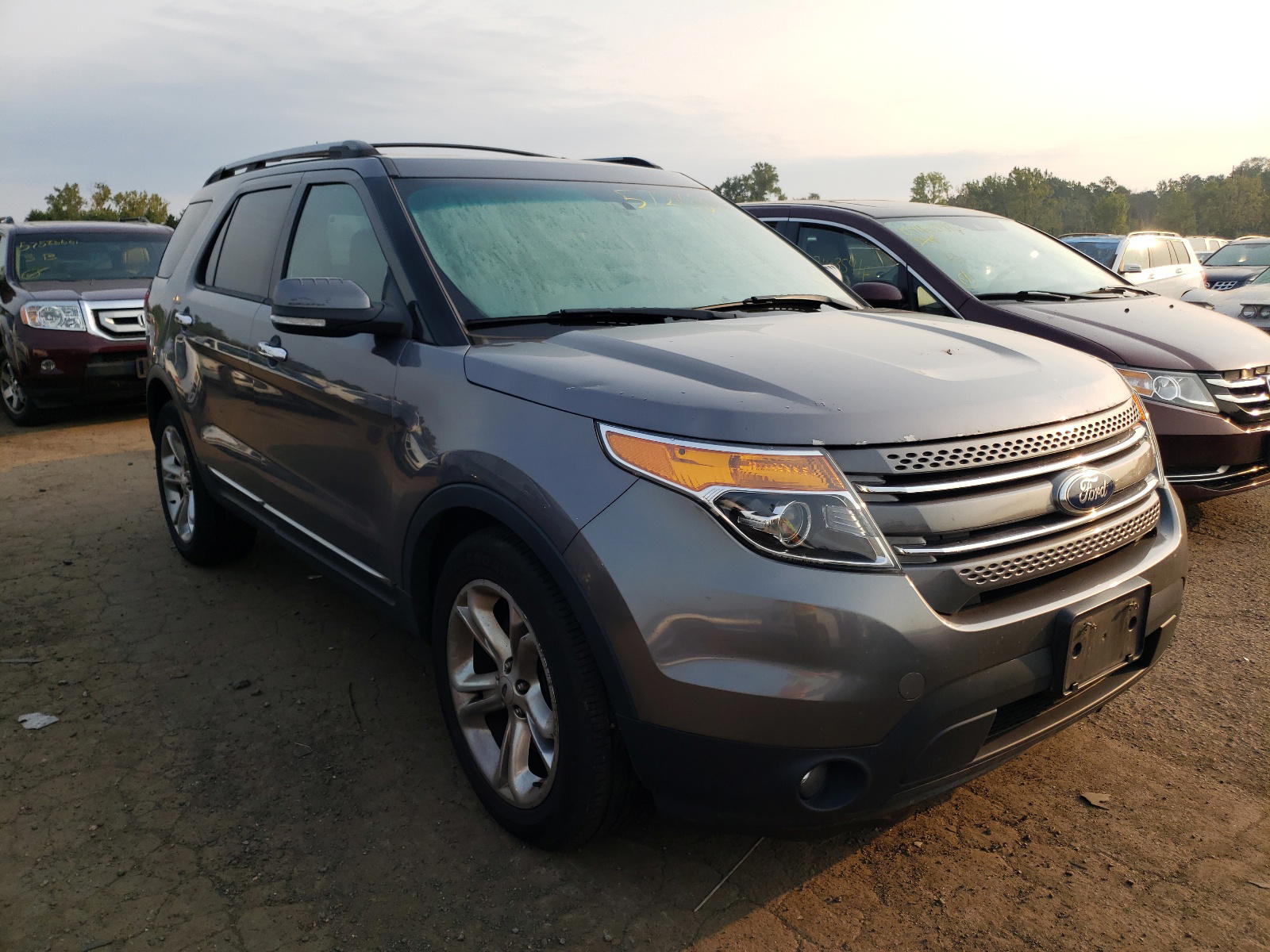 FORD EXPLORER L 2014 with VIN 1FM5K8F89EGA10791 - Photo from auction
