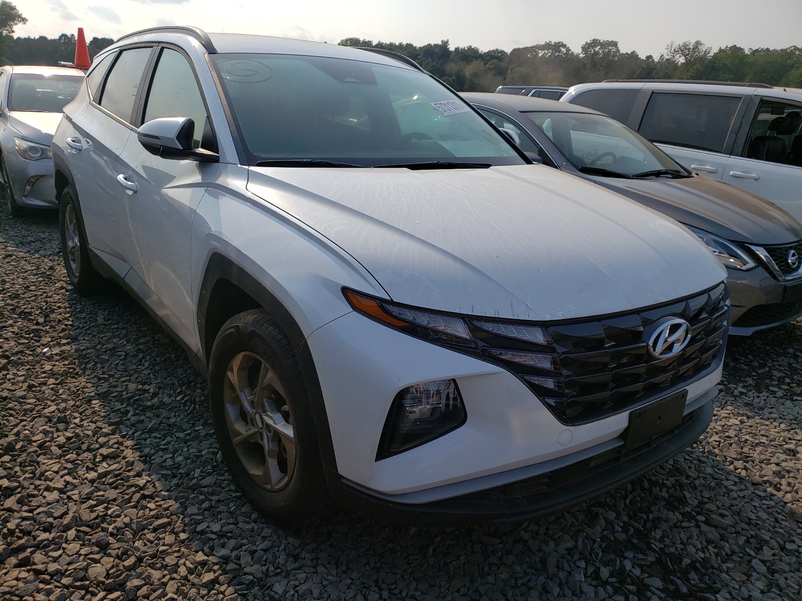 HYUNDAI TUCSON SEL 2022 with VIN KM8JBCAE6NU020646 - Photo from auction
