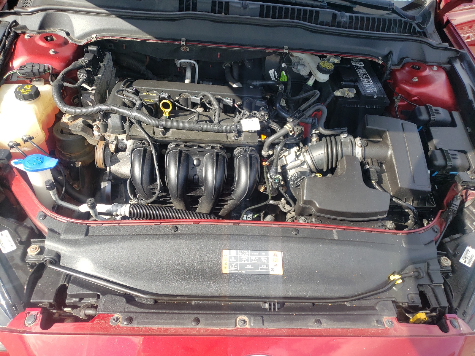 Photo 7 from auction – 2016 FORD FUSION S with VIN 3FA6P0G7XGR190026