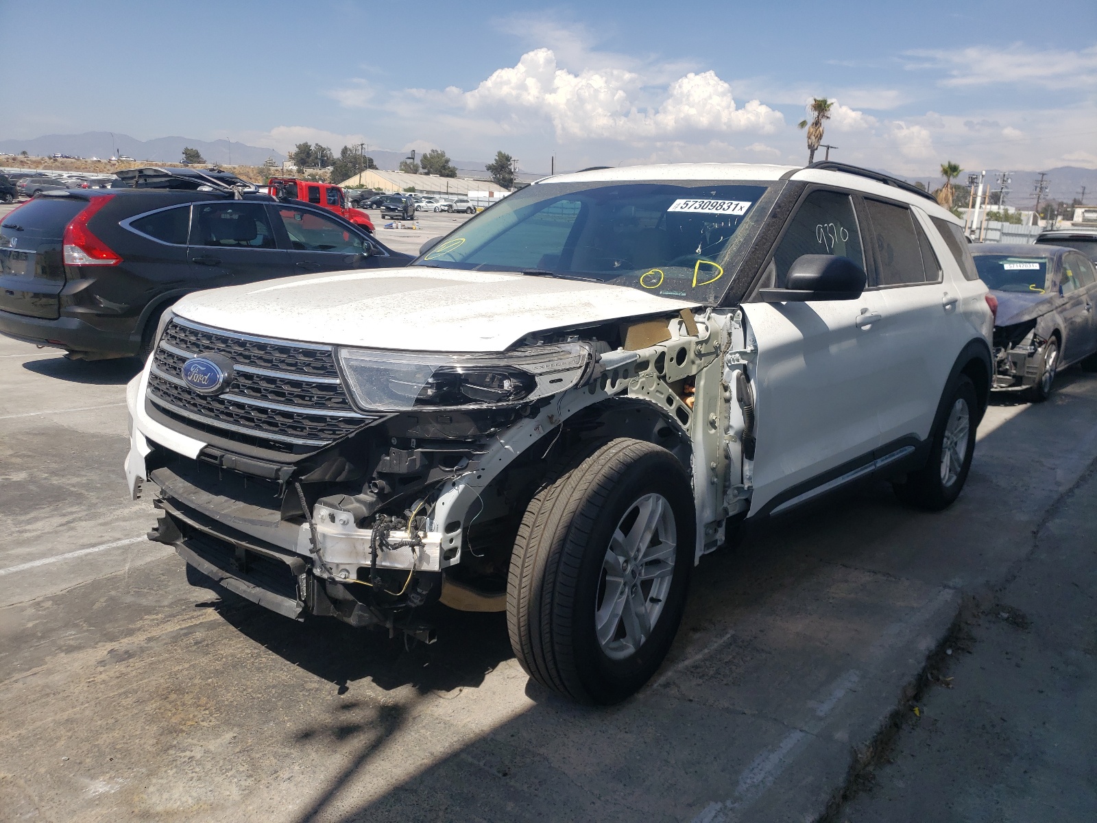Photo 2 from auction – 2020 FORD EXPLORER X with VIN 1FMSK7DH6LGC80011
