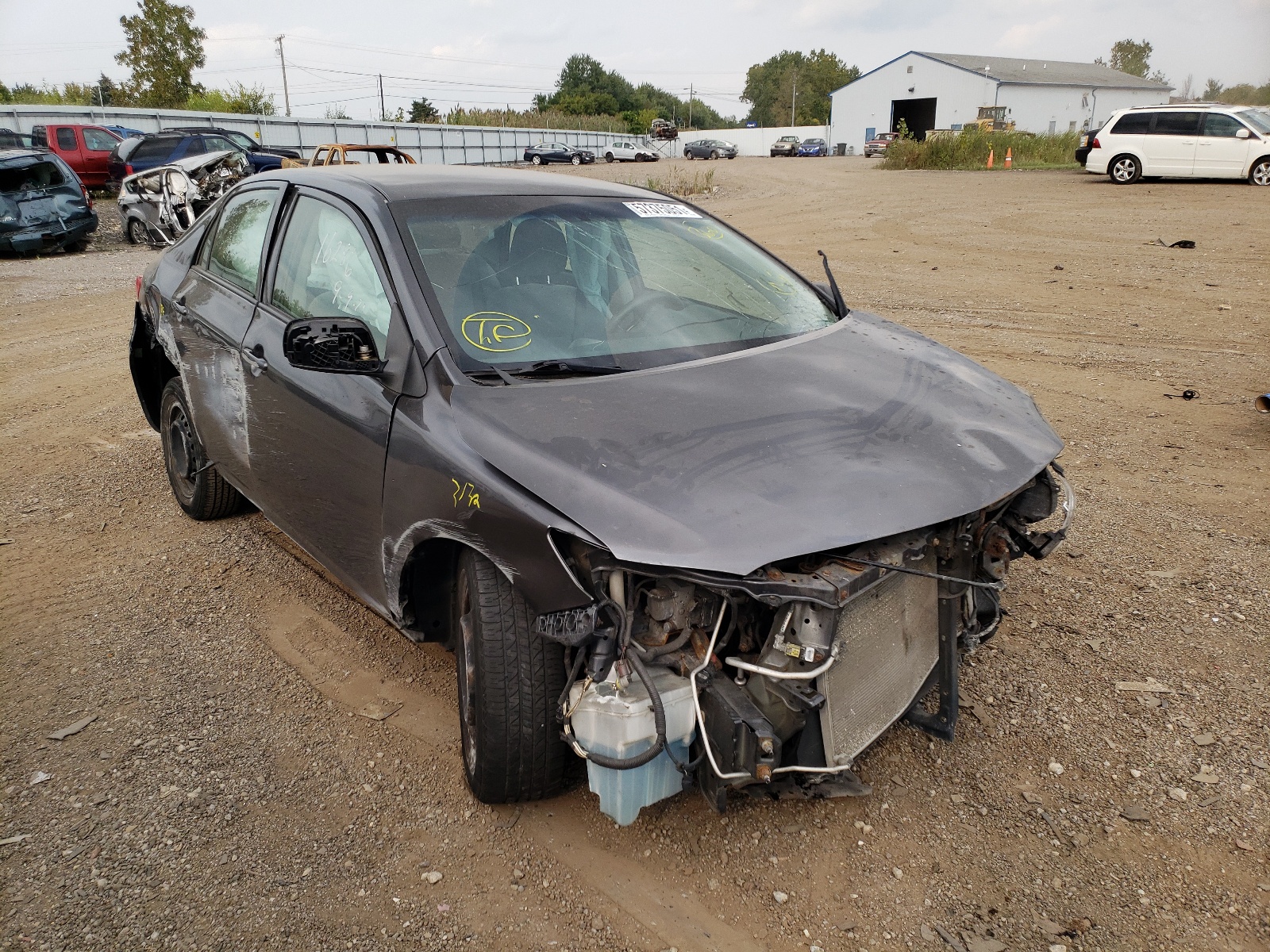 TOYOTA COROLLA BA 2010 with VIN JTDBU4EE6AJ083700 - Photo from auction