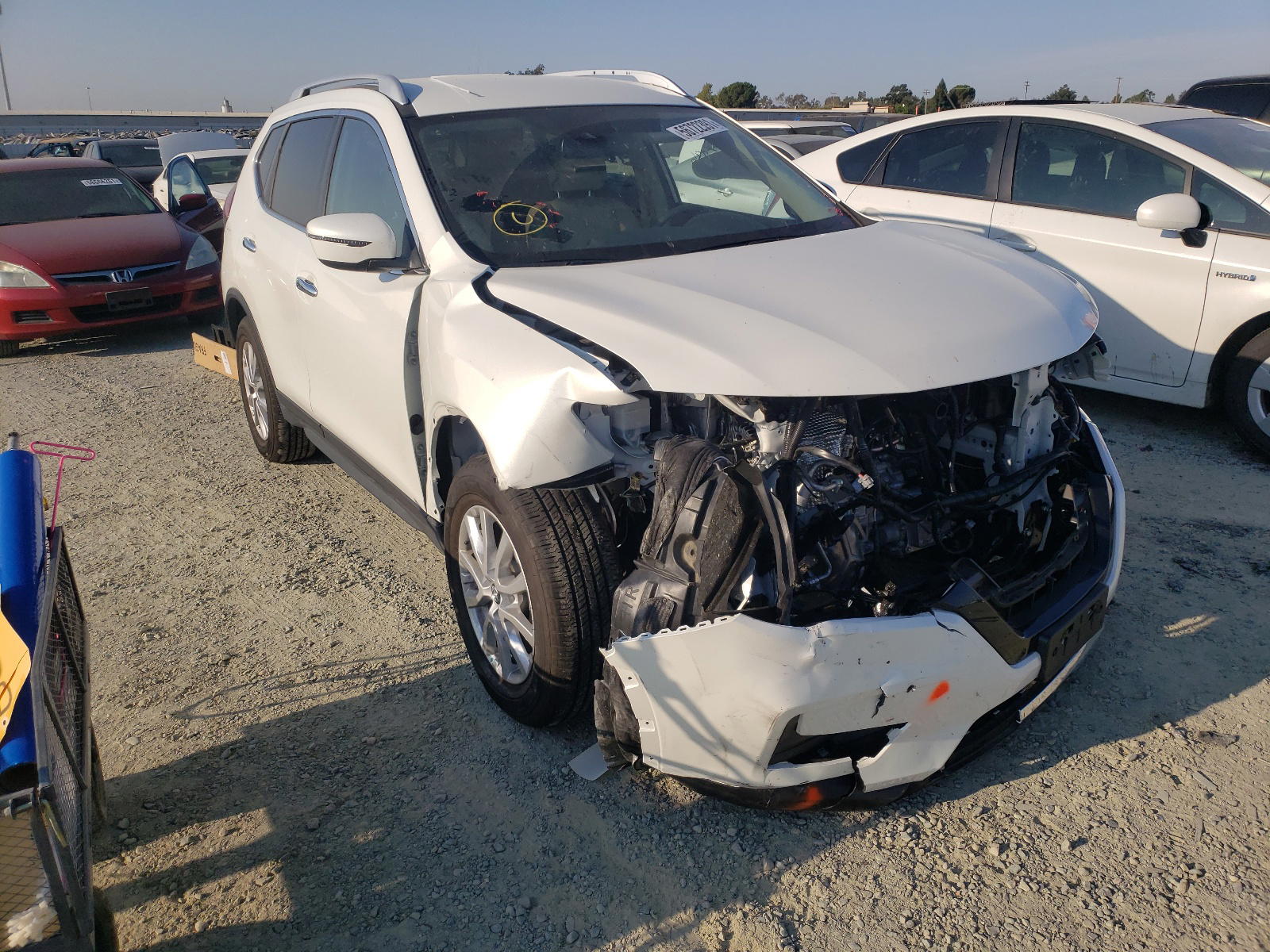 NISSAN ROGUE S 2020 with VIN KNMAT2MT2LP529862 - Photo from auction