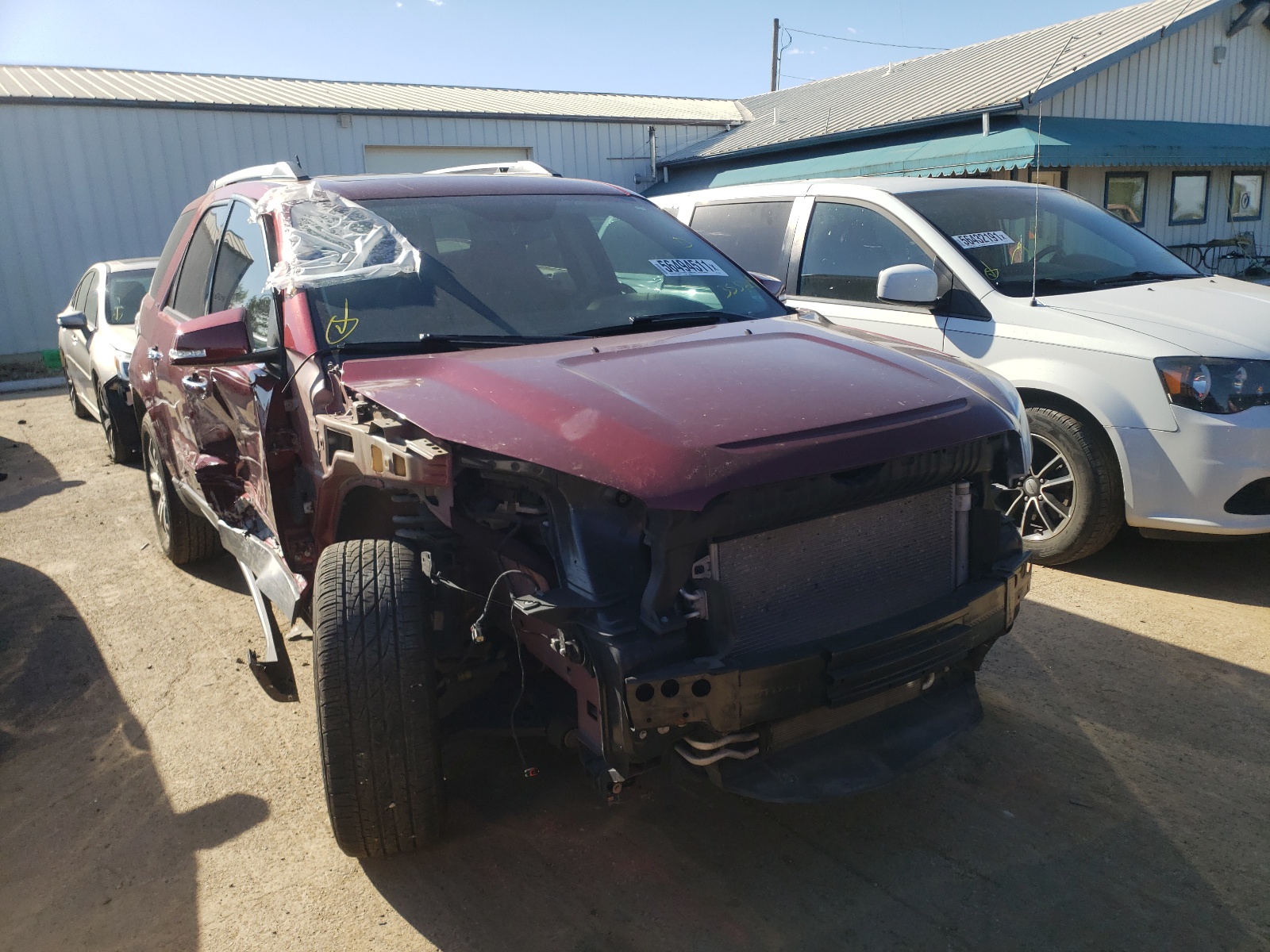 GMC ACADIA SLT 2015 with VIN 1GKKRRKDXFJ353324 - Photo from auction