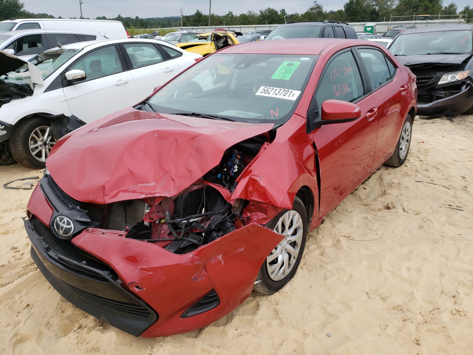 Photo 2 from auction – 2019 TOYOTA COROLLA L with VIN 2T1BURHE1KC232276