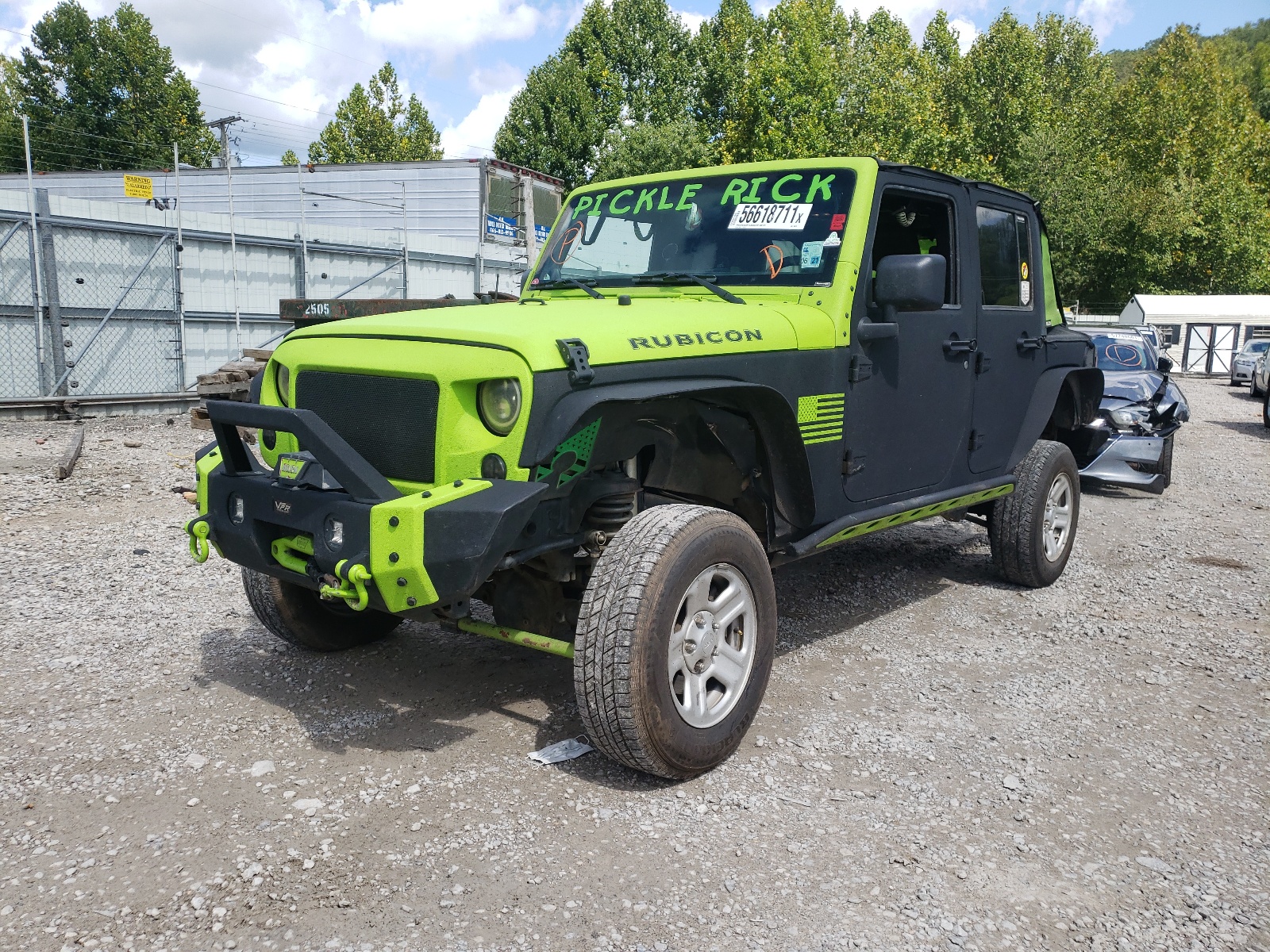 Photo 2 from auction – 2012 JEEP WRANGLER U with VIN 1C4HJWFG3CL104220
