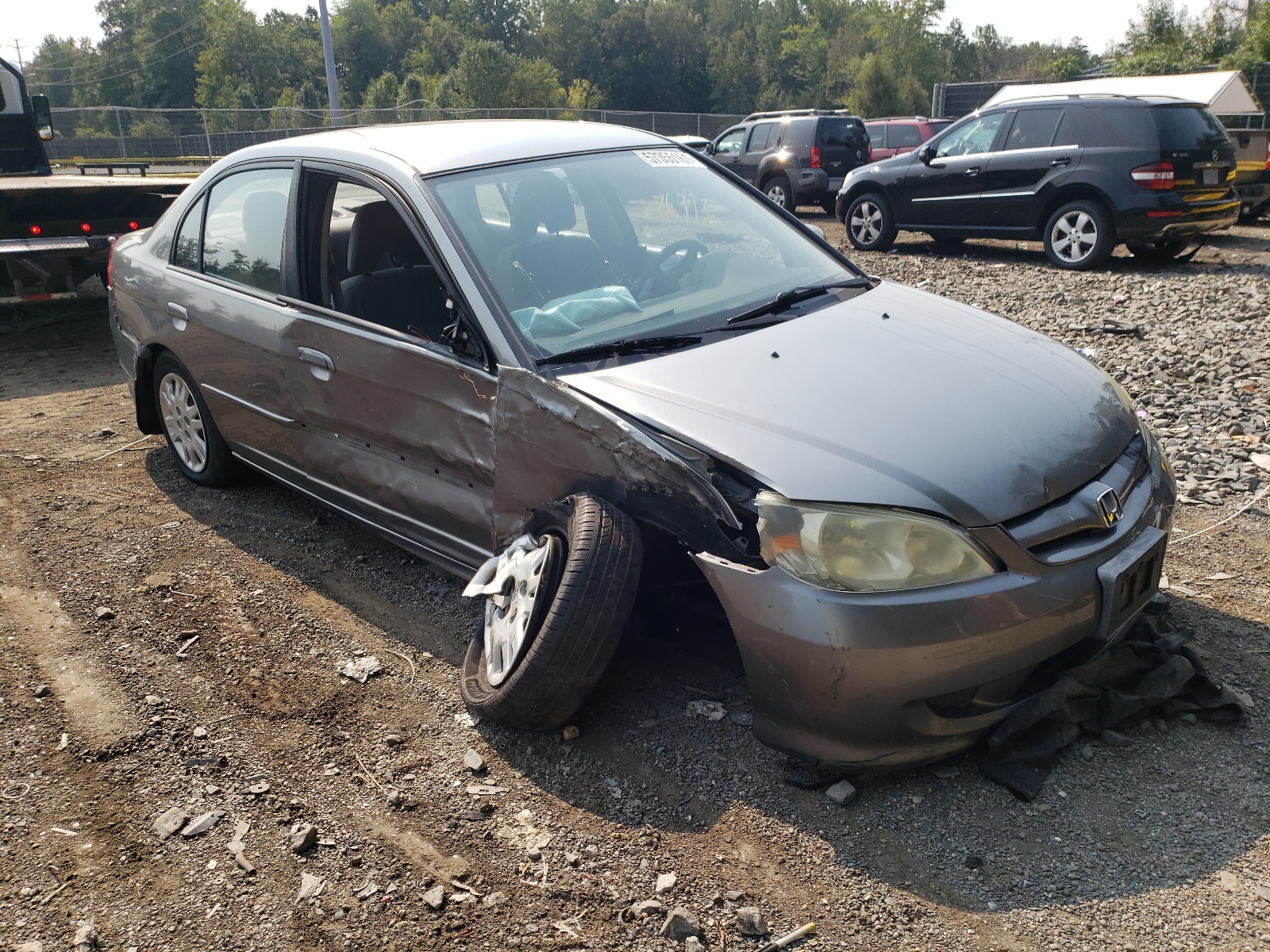 HONDA CIVIC LX 2004 with VIN 2HGES16574H511071 - Photo from auction