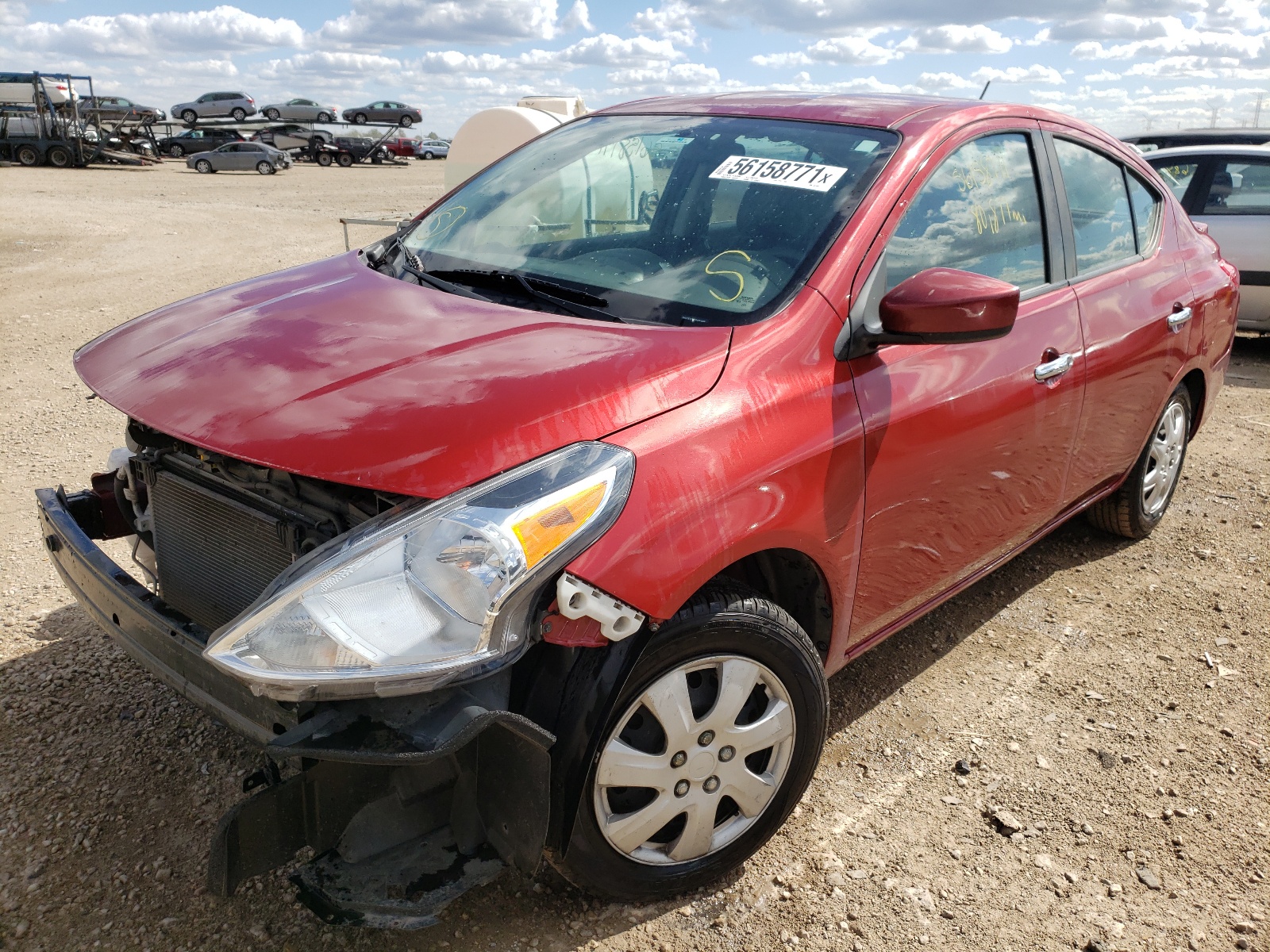 Photo 2 from auction – 2017 NISSAN VERSA S with VIN 3N1CN7AP8HK431468