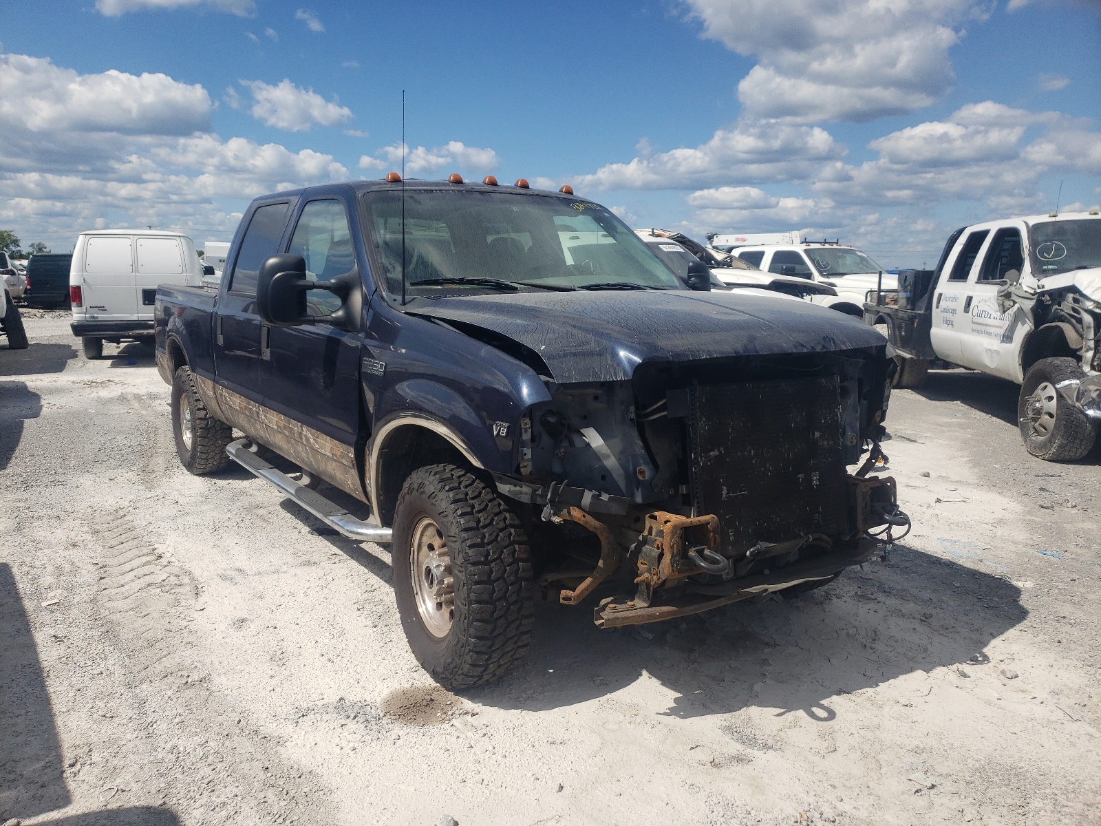 FORD F250 SUPER 2002 with VIN 3FTNW21L52MA23296 - Photo from auction