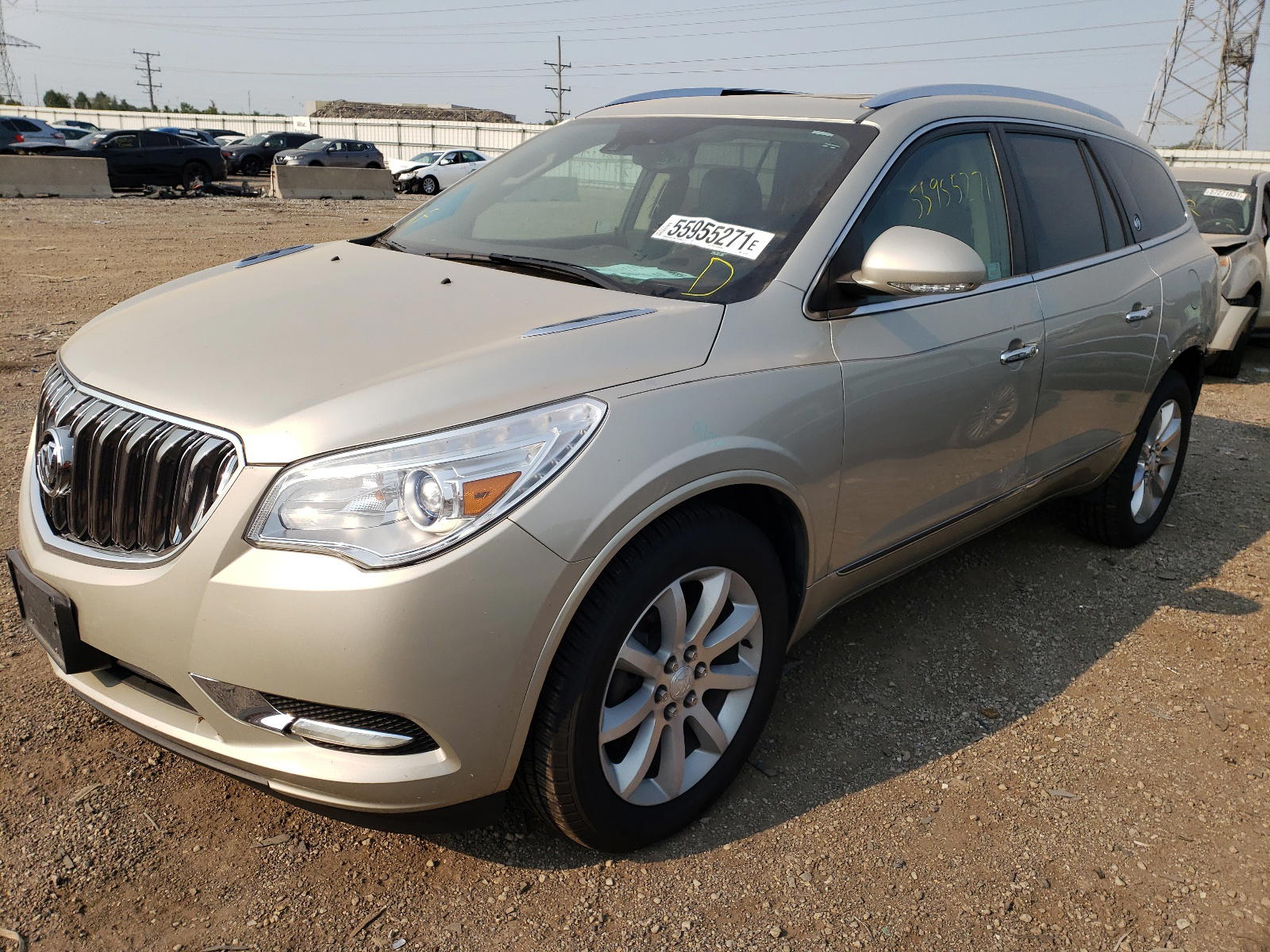 Photo 2 from auction – 2014 BUICK ENCLAVE with VIN 5GAKRCKD0EJ153478