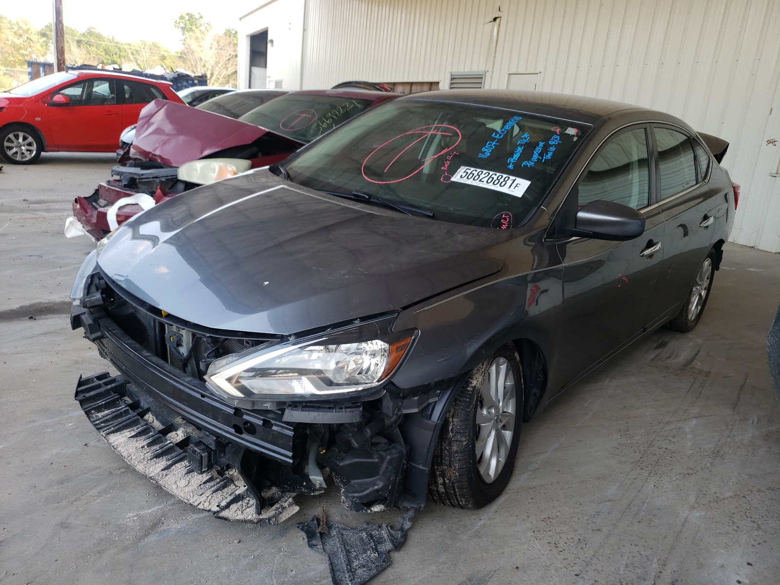 Photo 2 from auction – 2018 NISSAN SENTRA S with VIN 3N1AB7AP6JY260397