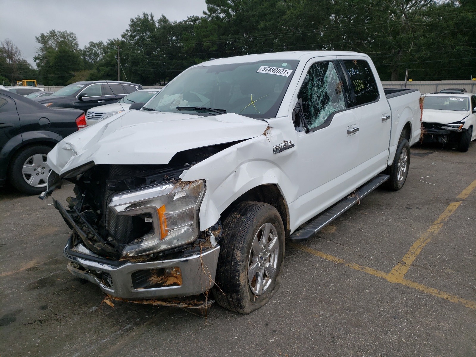 Photo 2 from auction – 2018 FORD F150 SUPER with VIN 1FTEW1C54JFD49324