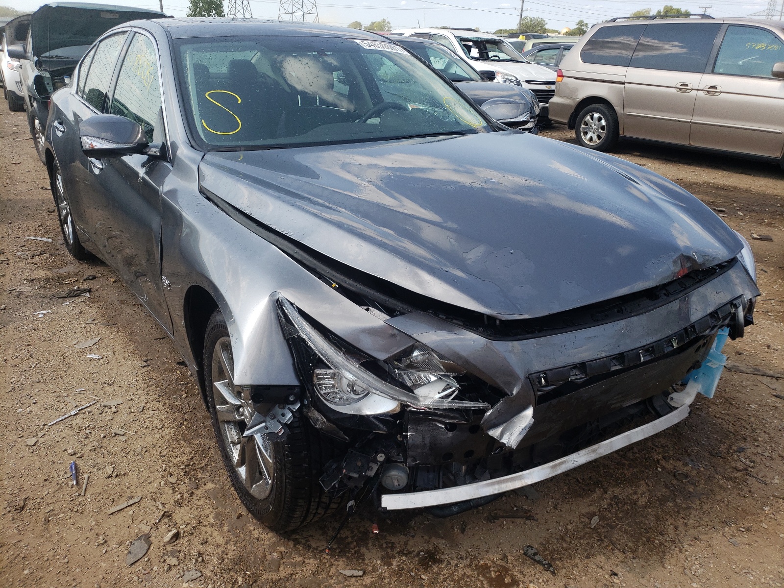 Photo 1 from auction – 2017 INFINITI Q50 PREMIU with VIN JN1EV7AR9HM837298