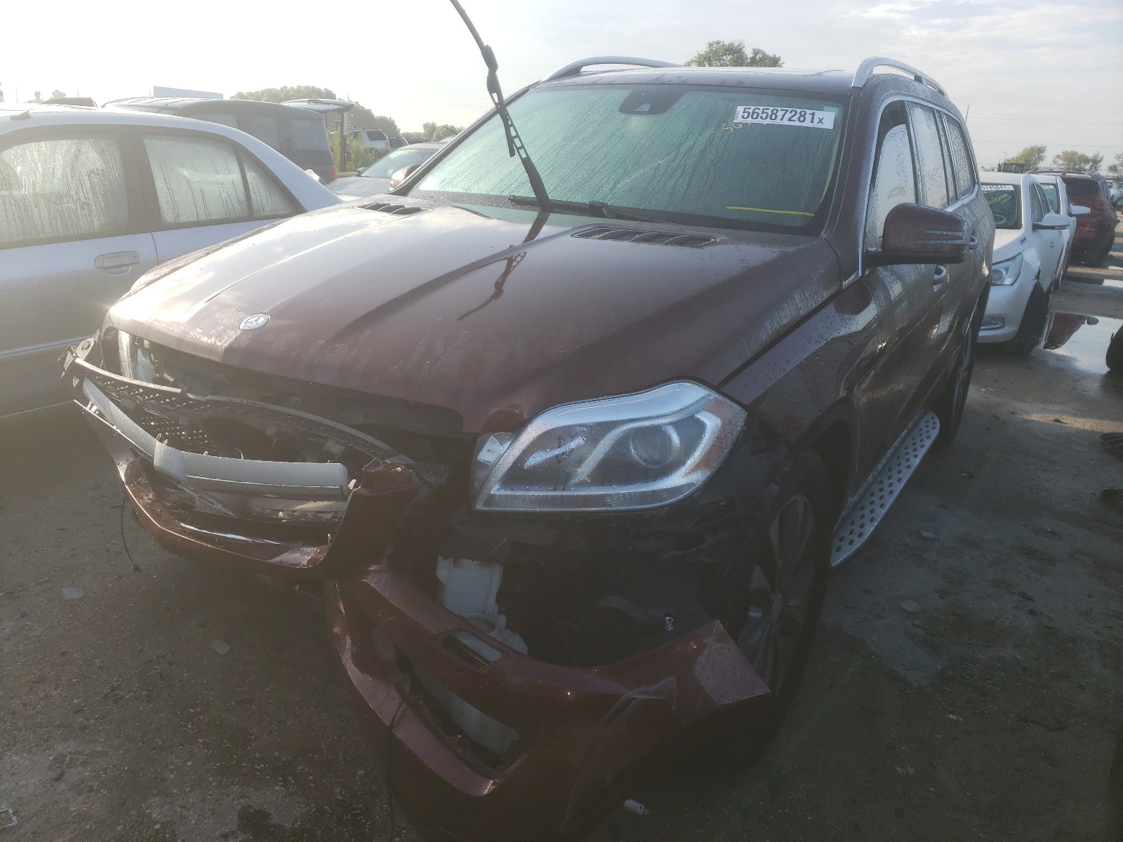 Photo 2 from auction – 2015 MERCEDES-BENZ GL 350 BLU with VIN 4JGDF2EE2FA447752