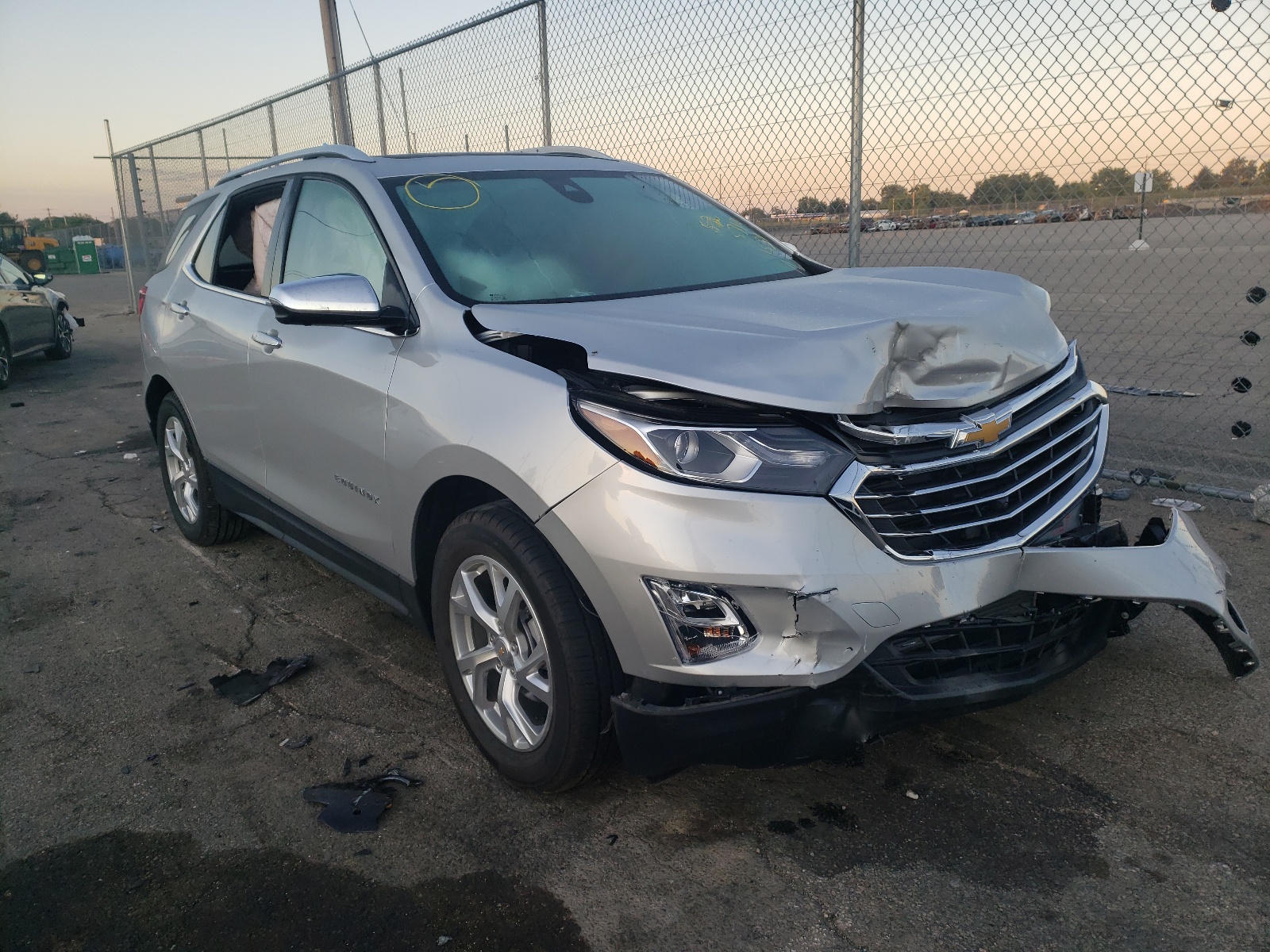 CHEVROLET EQUINOX PR 2021 with VIN 3GNAXXEV6MS122316 - Photo from auction