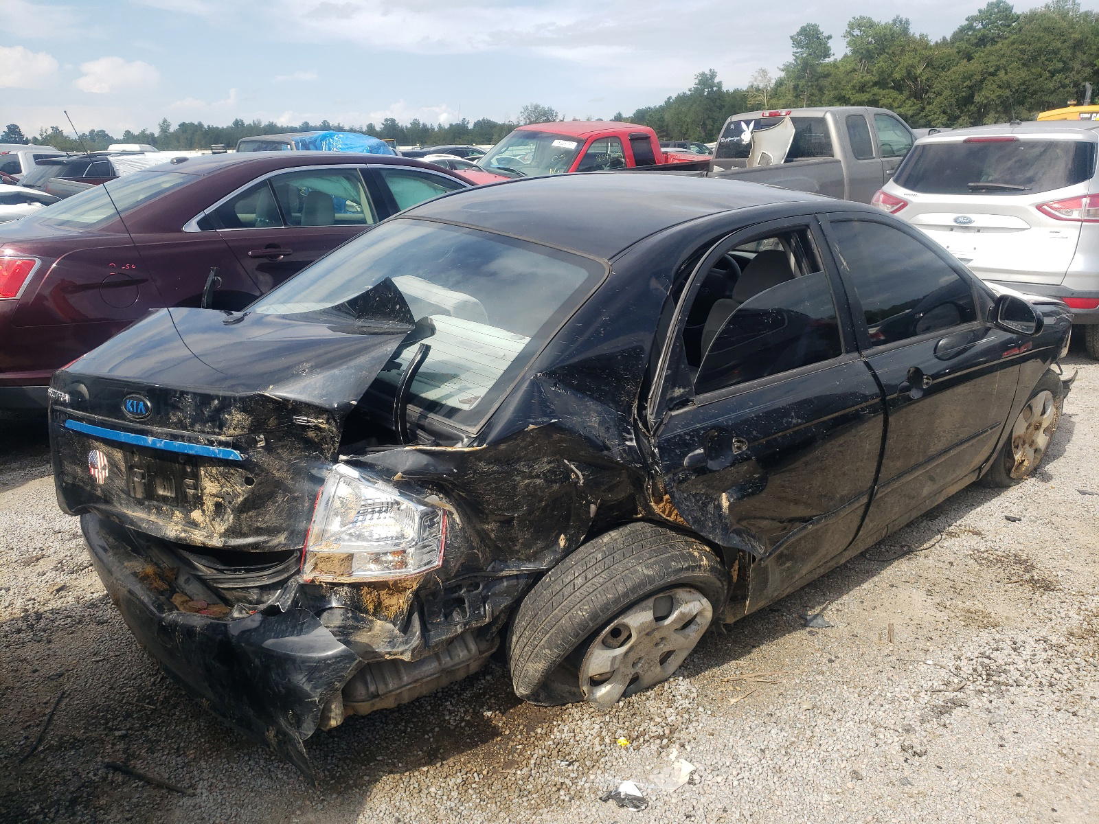 Photo 4 from auction – 2009 KIA SPECTRA EX with VIN KNAFE221595653224