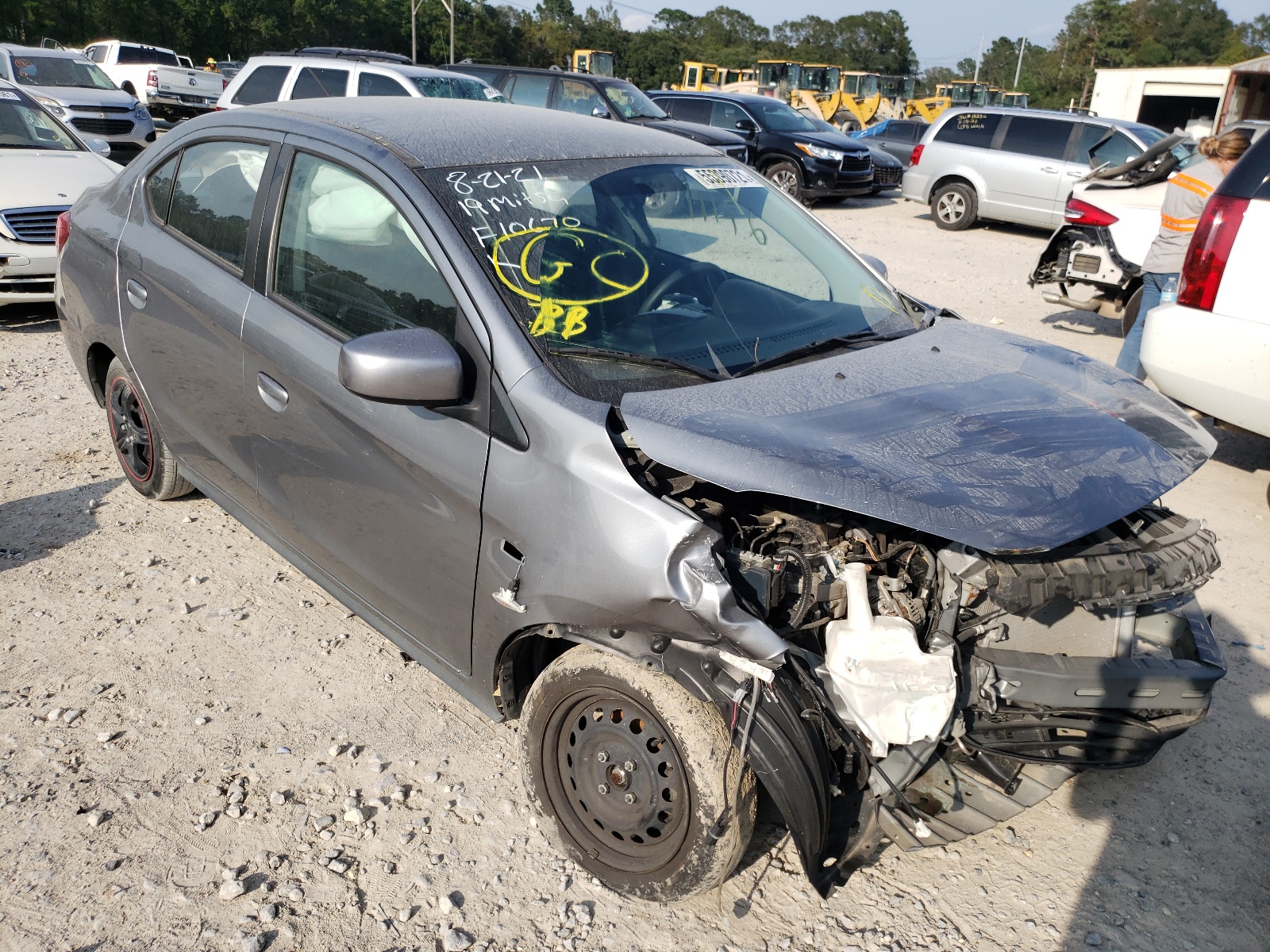 MITSUBISHI MIRAGE G4 2019 with VIN ML32F3FJ3KHF10670 - Photo from auction