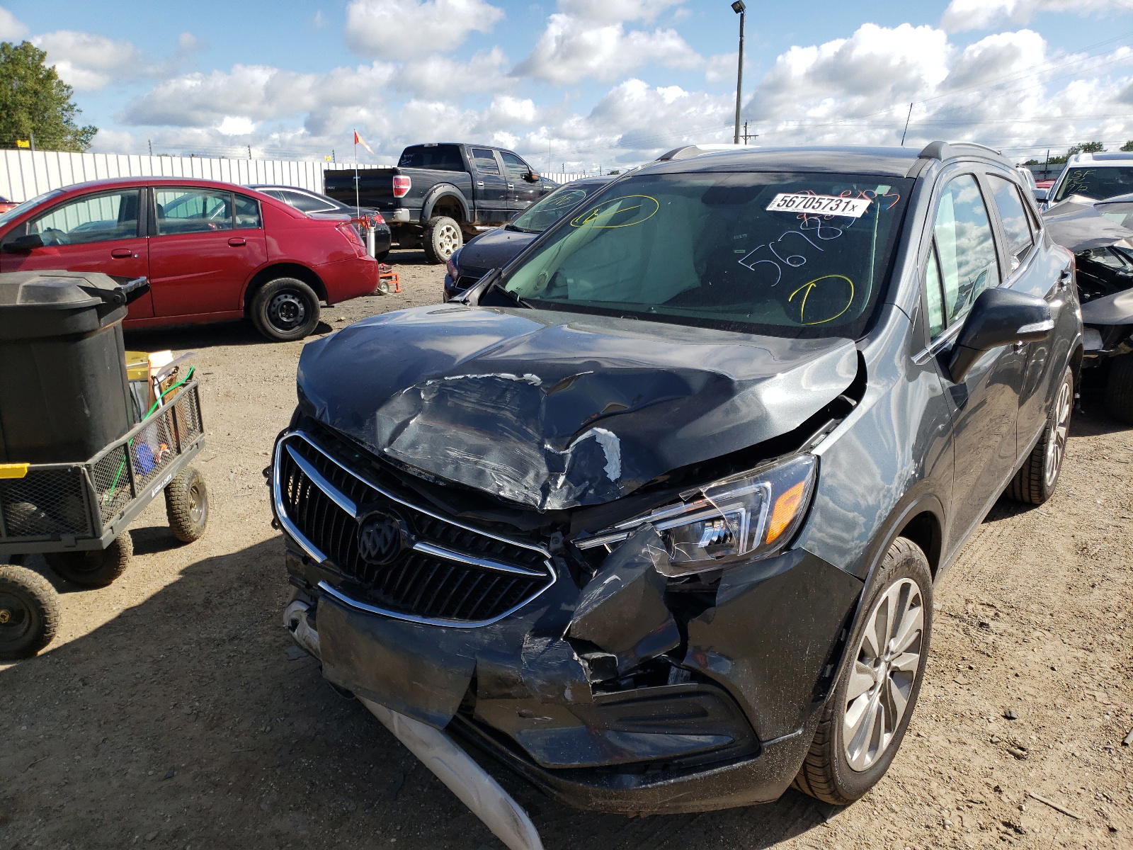 Photo 2 from auction – 2017 BUICK ENCORE PRE with VIN KL4CJASB9HB056785