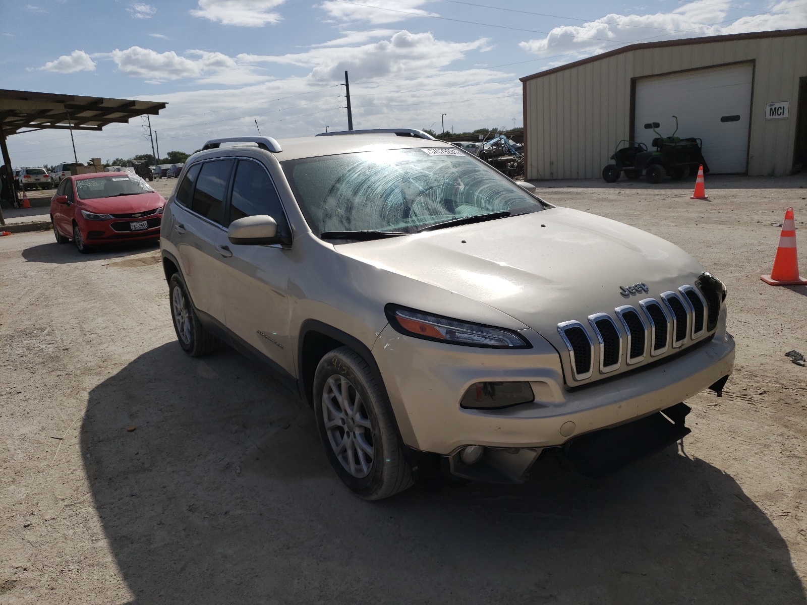 JEEP CHEROKEE L 2015 with VIN 1C4PJLCS0FW532008 - Photo from auction