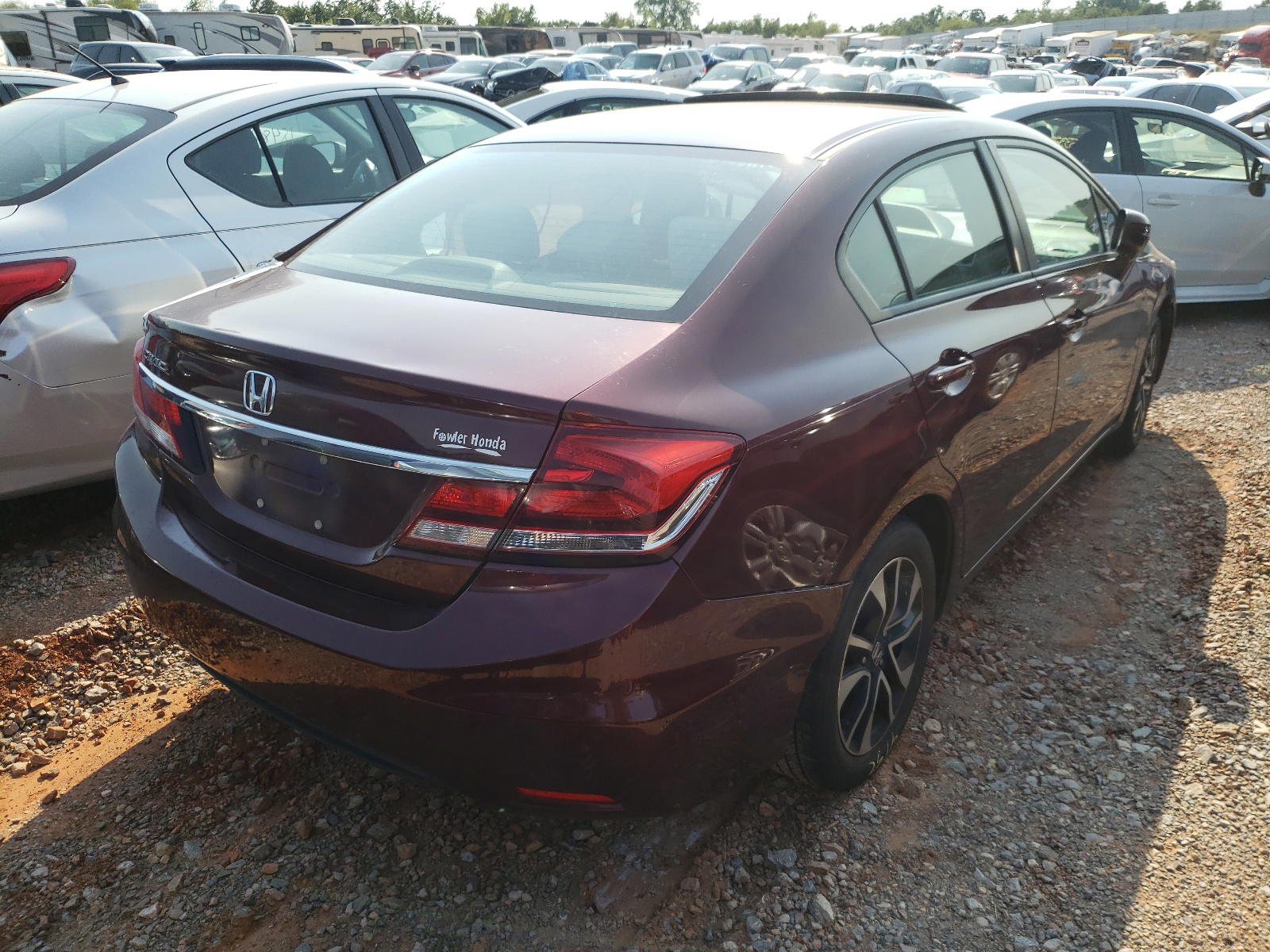 Photo 4 from auction – 2015 HONDA CIVIC EX with VIN 19XFB2F81FE026233