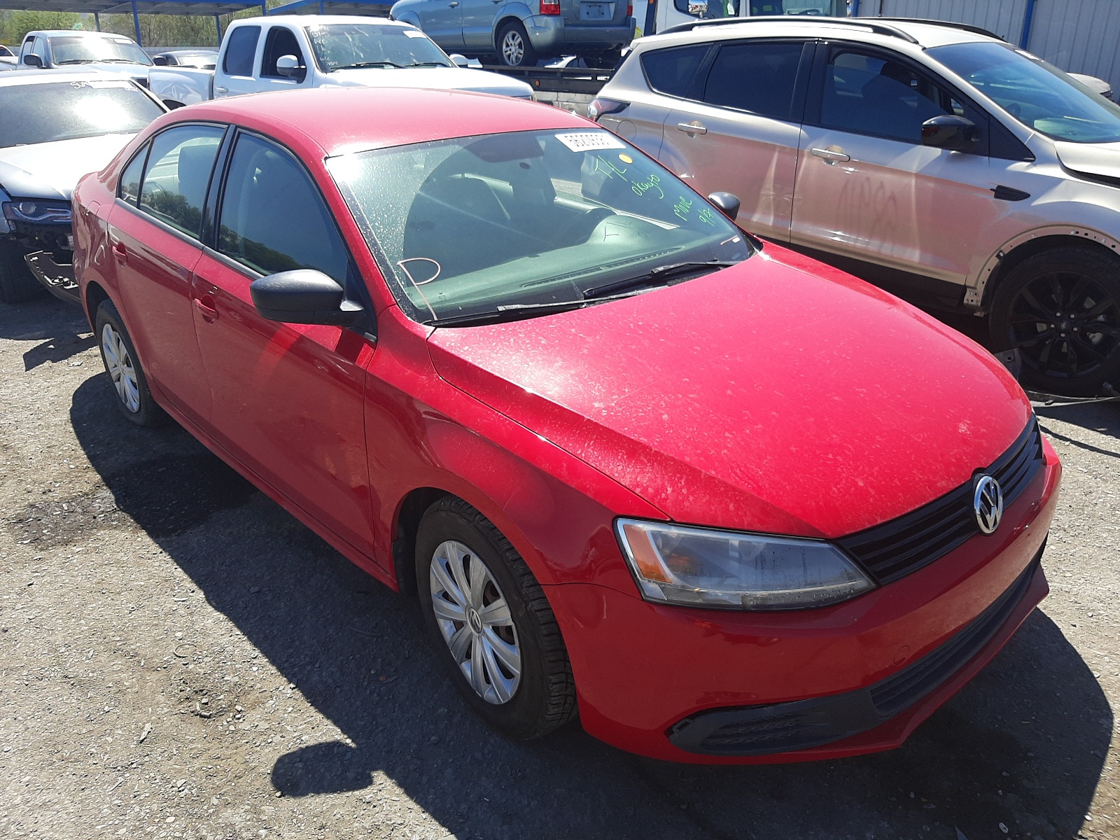 VOLKSWAGEN JETTA BASE 2013 with VIN 3VW2K7AJ6DM370310 - Photo from auction