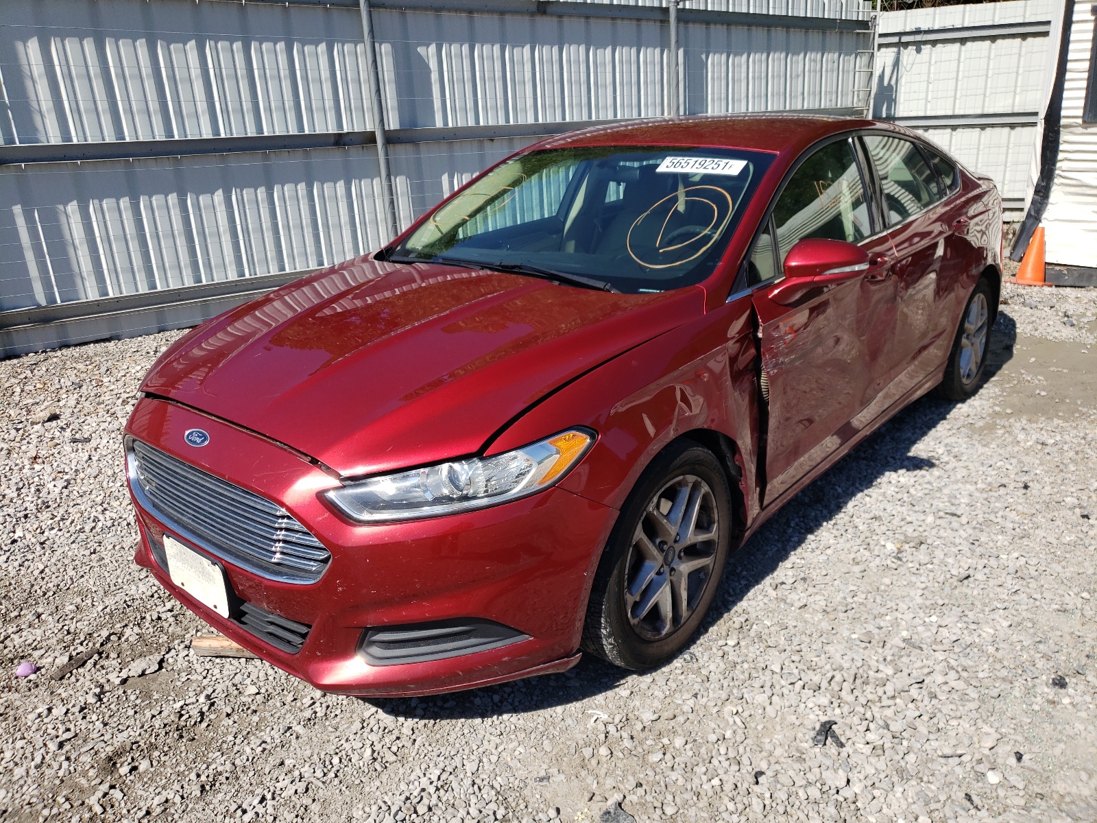 Photo 2 from auction – 2013 FORD FUSION SE with VIN 3FA6P0H73DR369132