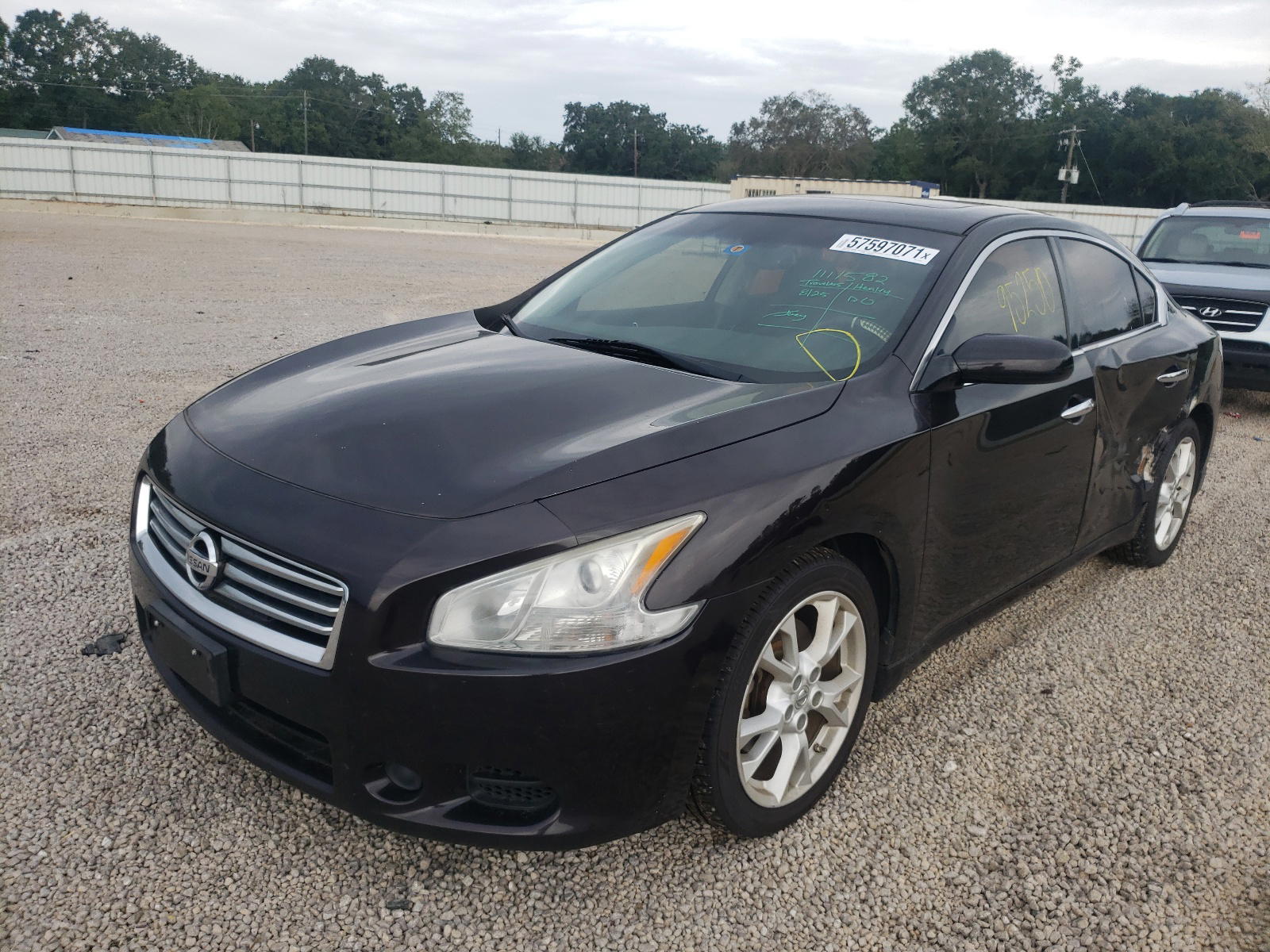 Photo 2 from auction – 2013 NISSAN MAXIMA S with VIN 1N4AA5AP4DC847964