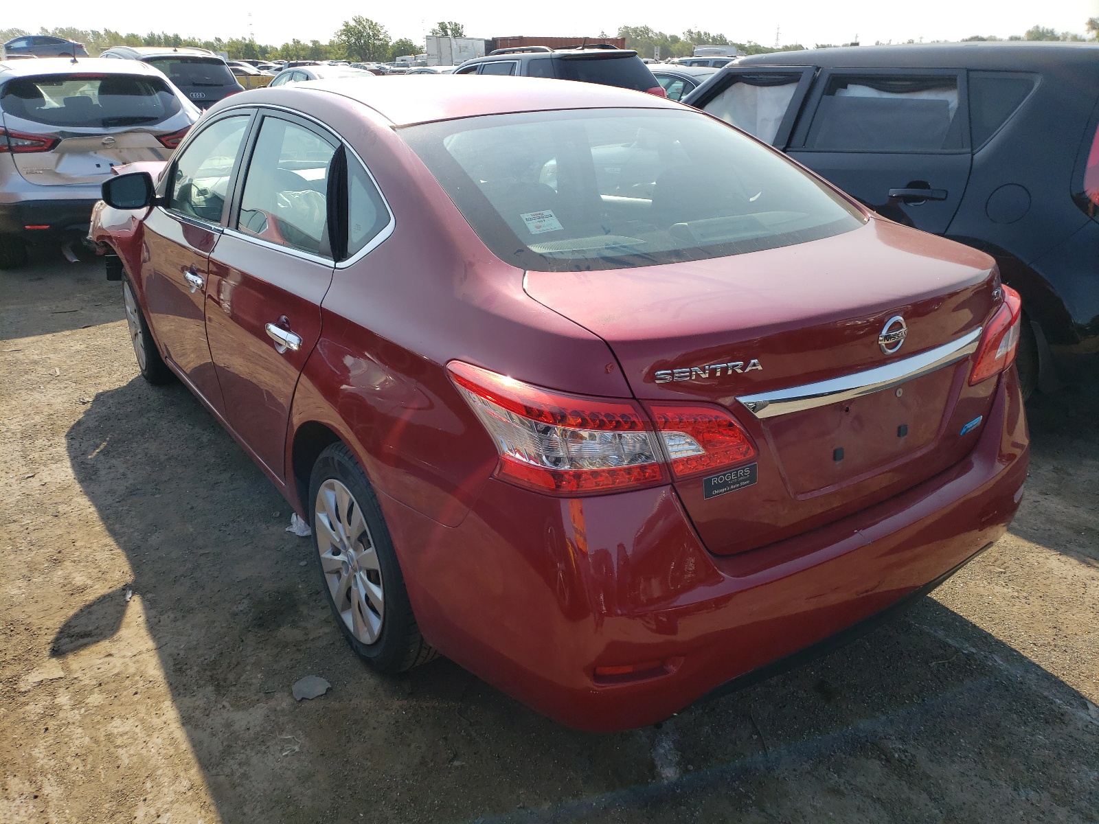 Photo 3 from auction – 2014 NISSAN SENTRA S with VIN 3N1AB7AP4EY243703