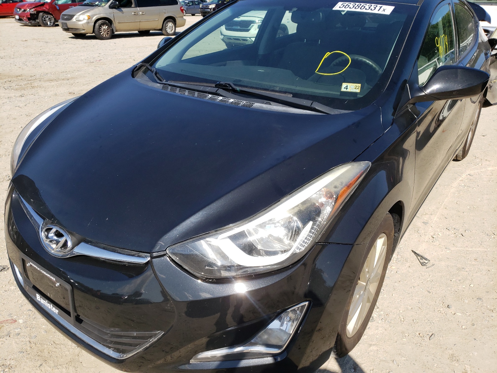 Photo 2 from auction – 2016 HYUNDAI ELANTRA with VIN KMHDH4AE8GU544398