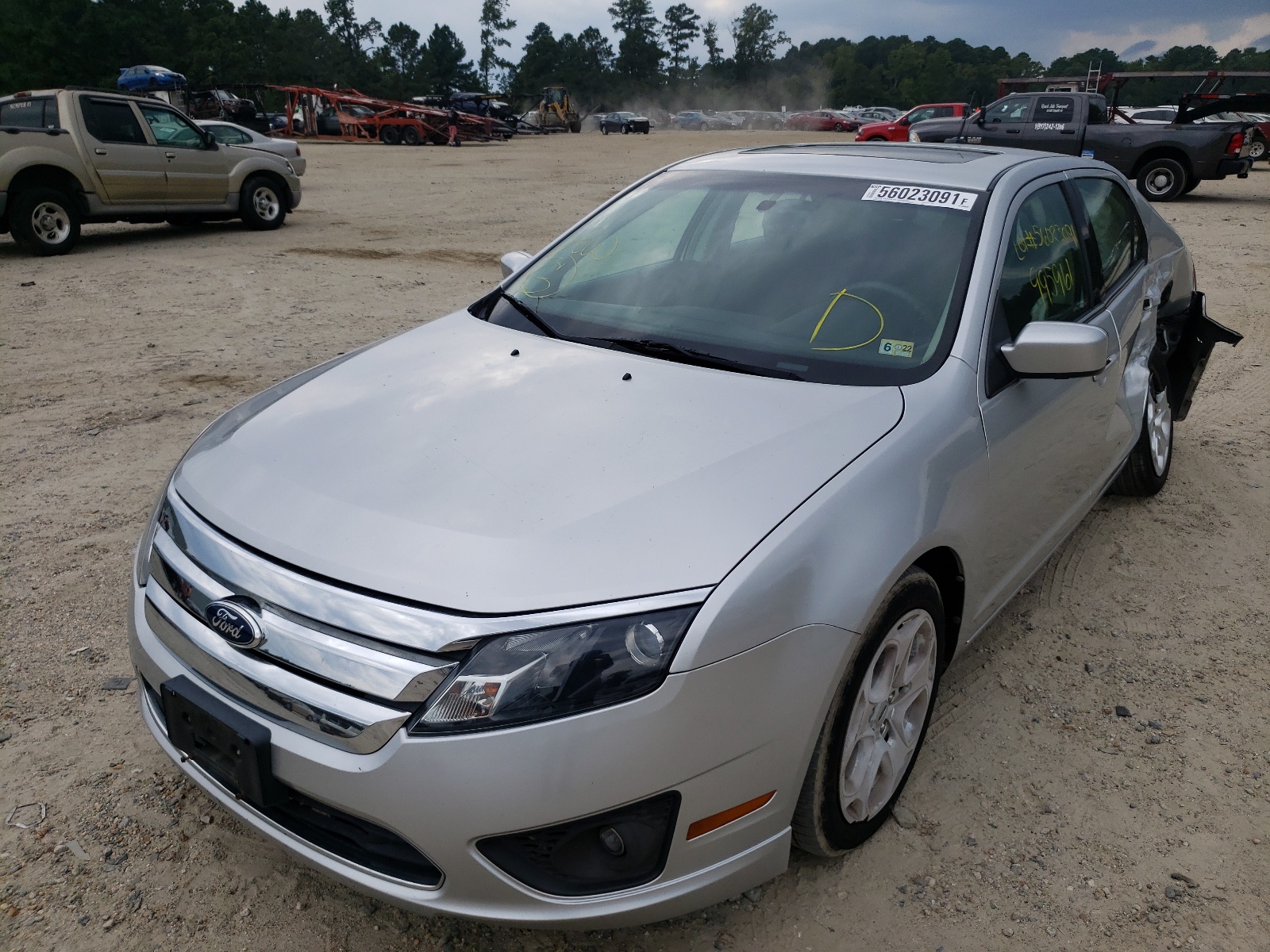 Photo 2 from auction – 2011 FORD FUSION with VIN 3FAHP0HA0BR250312