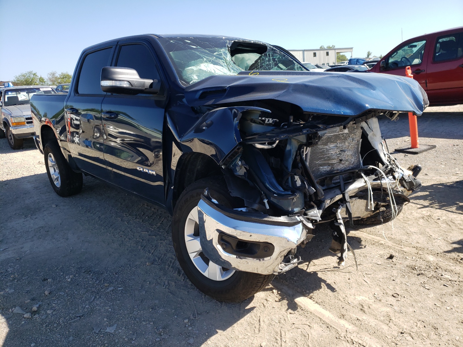 Photo 1 from auction – 2021 RAM 1500 BIG H with VIN 1C6SRFFT7MN719510