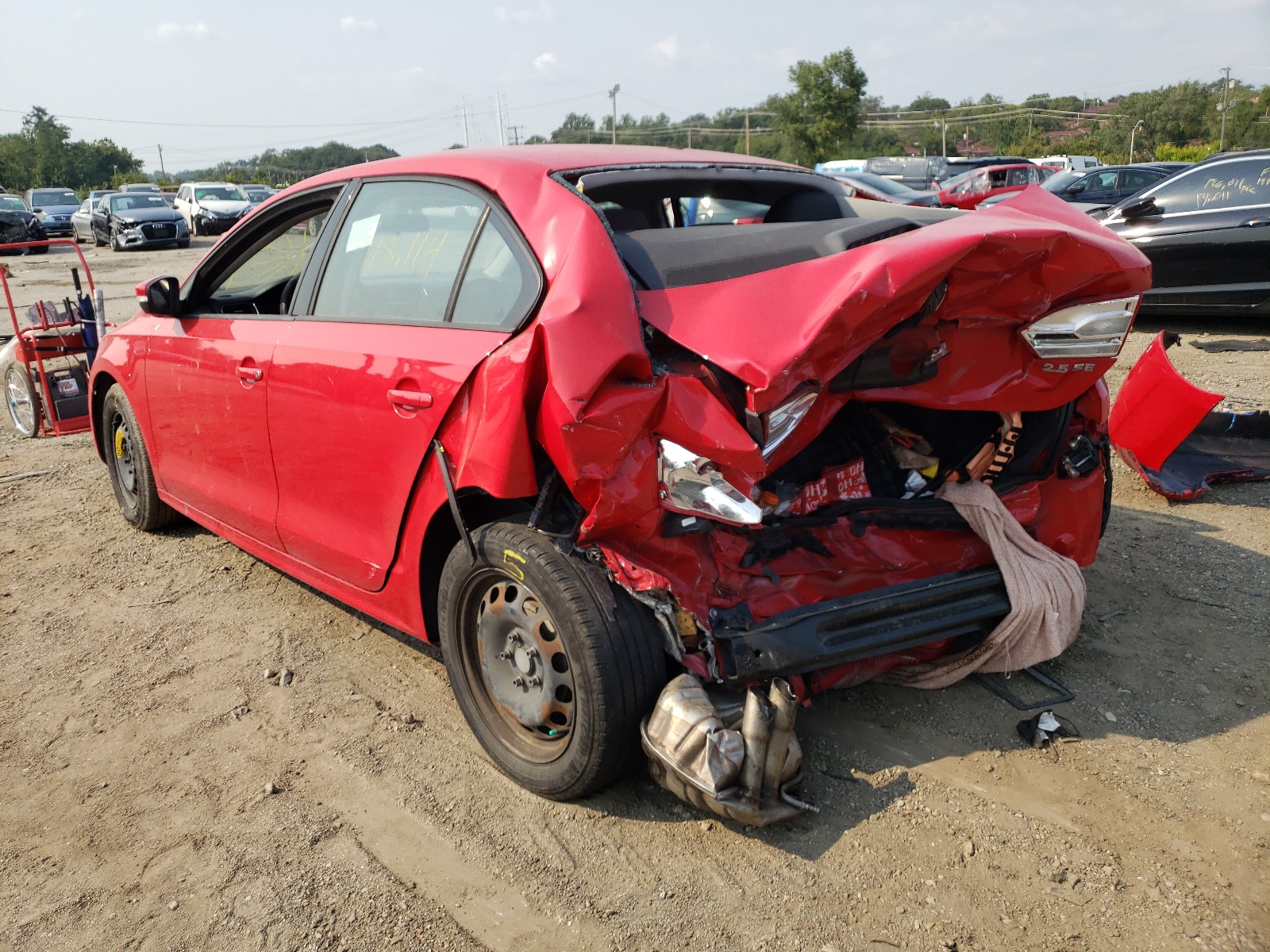 Photo 3 from auction – 2012 VOLKSWAGEN JETTA SE with VIN 3VWDP7AJ0CM318440