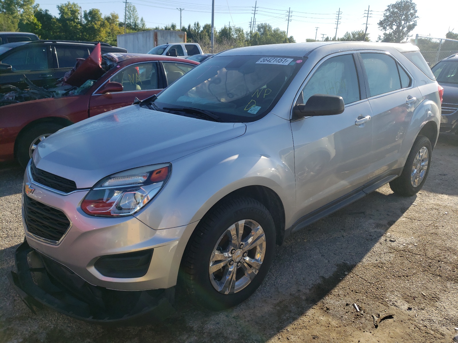 Photo 2 from auction – 2016 CHEVROLET EQUINOX LS with VIN 2GNALBEK8G6337980
