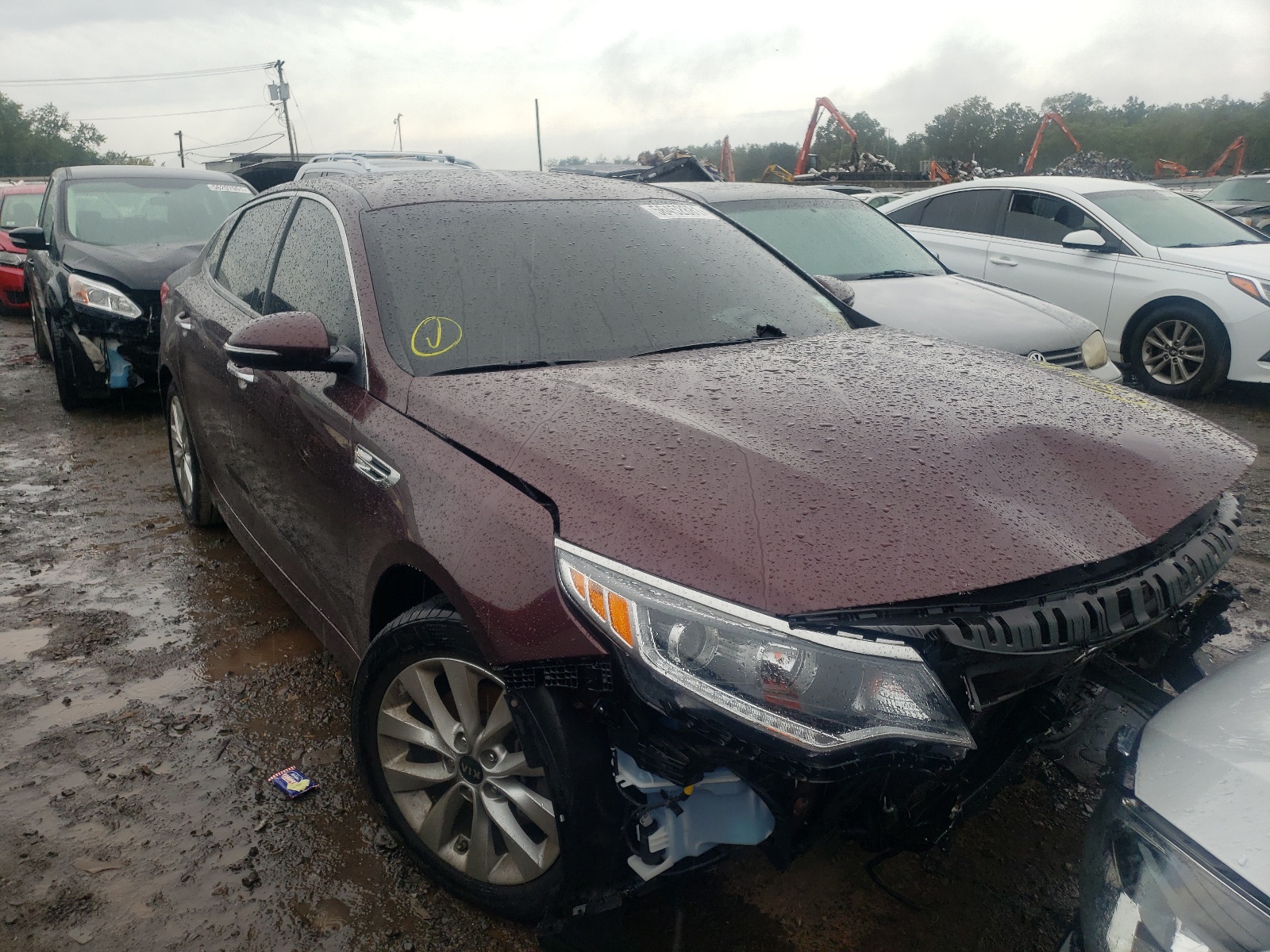 Photo 1 from auction – 2018 KIA OPTIMA EX with VIN 5XXGU4L39JG248411