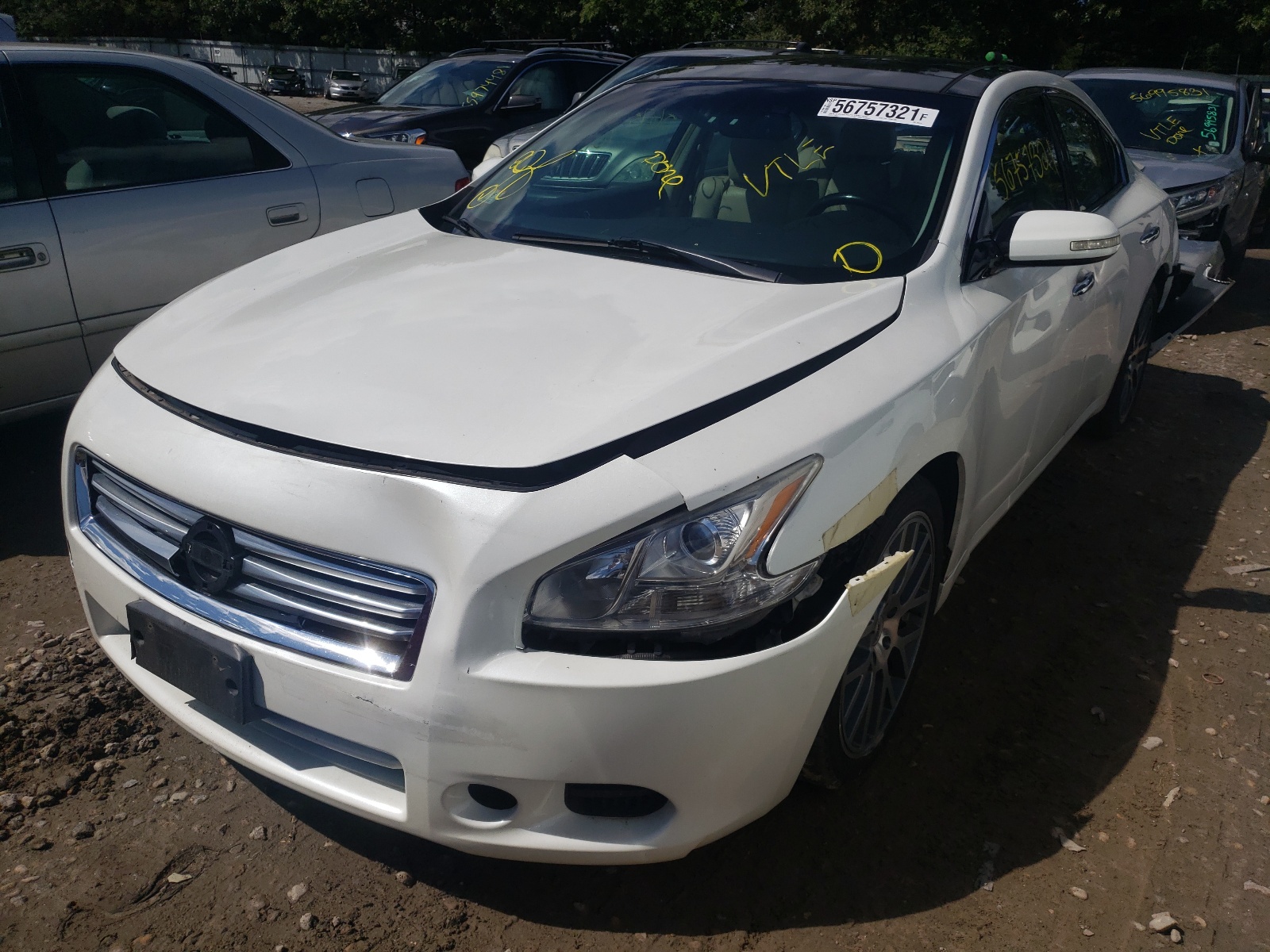 Photo 2 from auction – 2013 NISSAN MAXIMA S with VIN 1N4AA5AP0DC844415