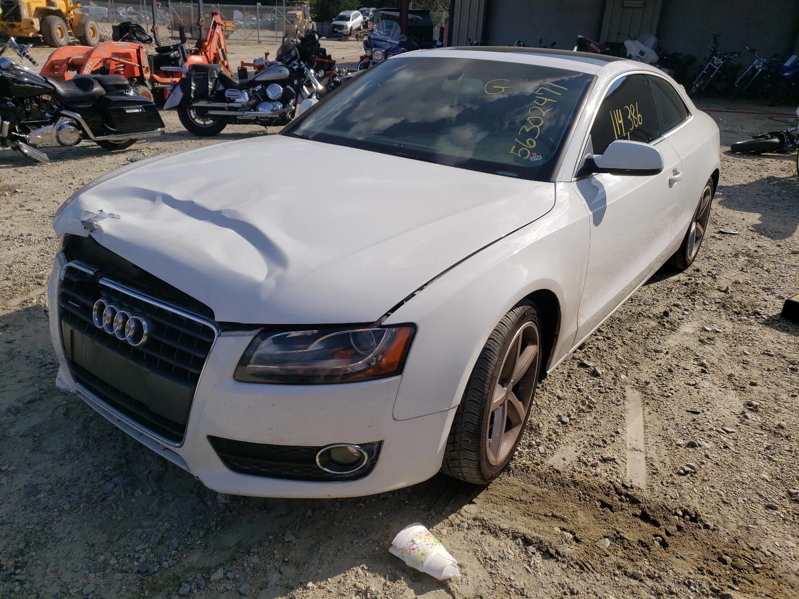Photo 2 from auction – 2010 AUDI A5 PREMIUM with VIN WAULFAFR7AA075519