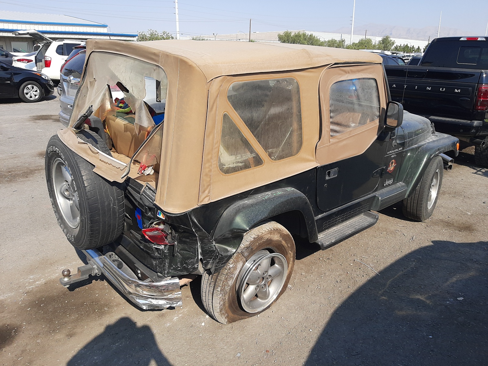 Photo 4 from auction – 1997 JEEP WRANGLER / with VIN 1J4FY49S7VP501202