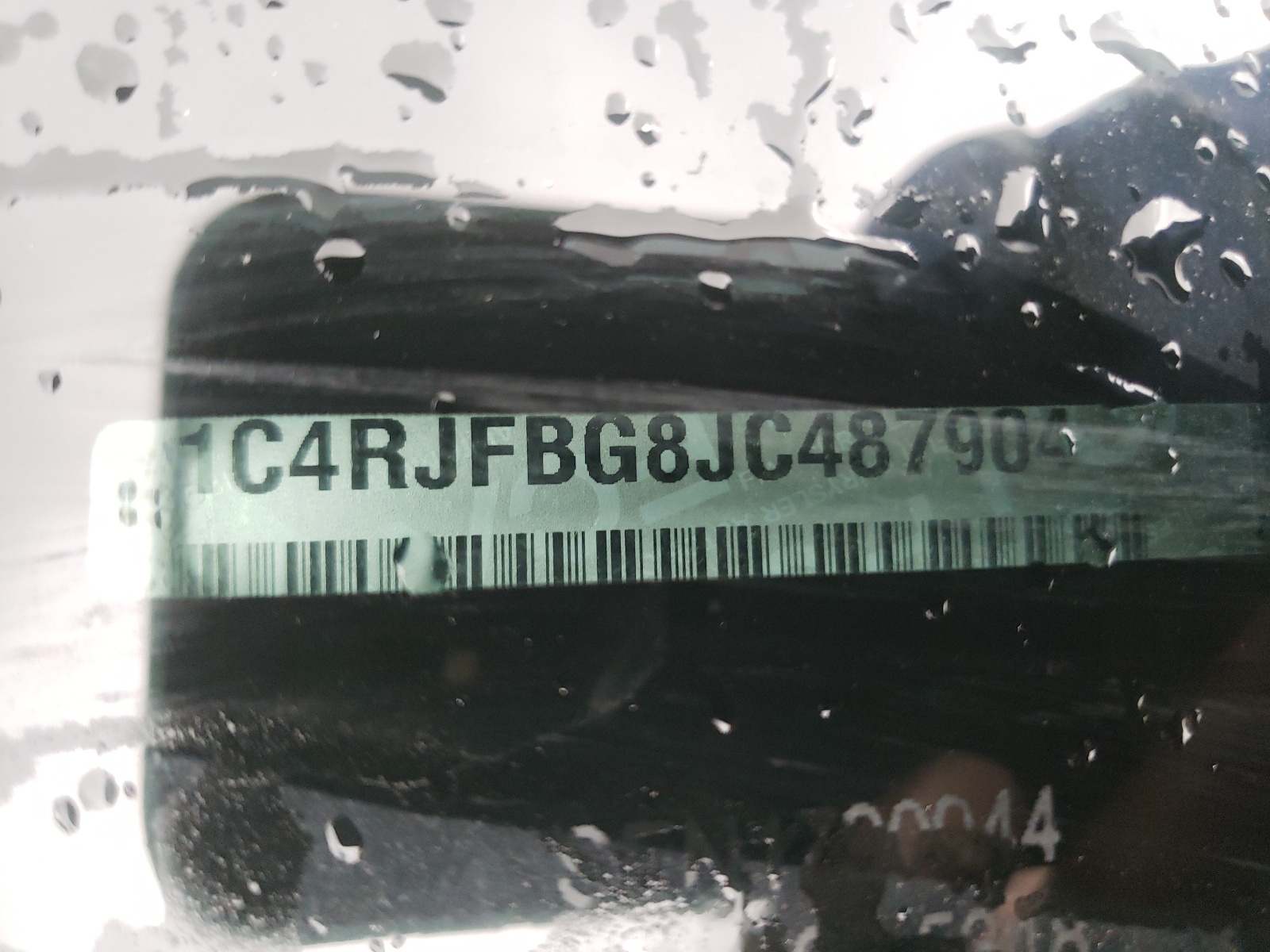 Photo 10 from auction – 2018 JEEP GRAND CHER with VIN 1C4RJFBG8JC487904