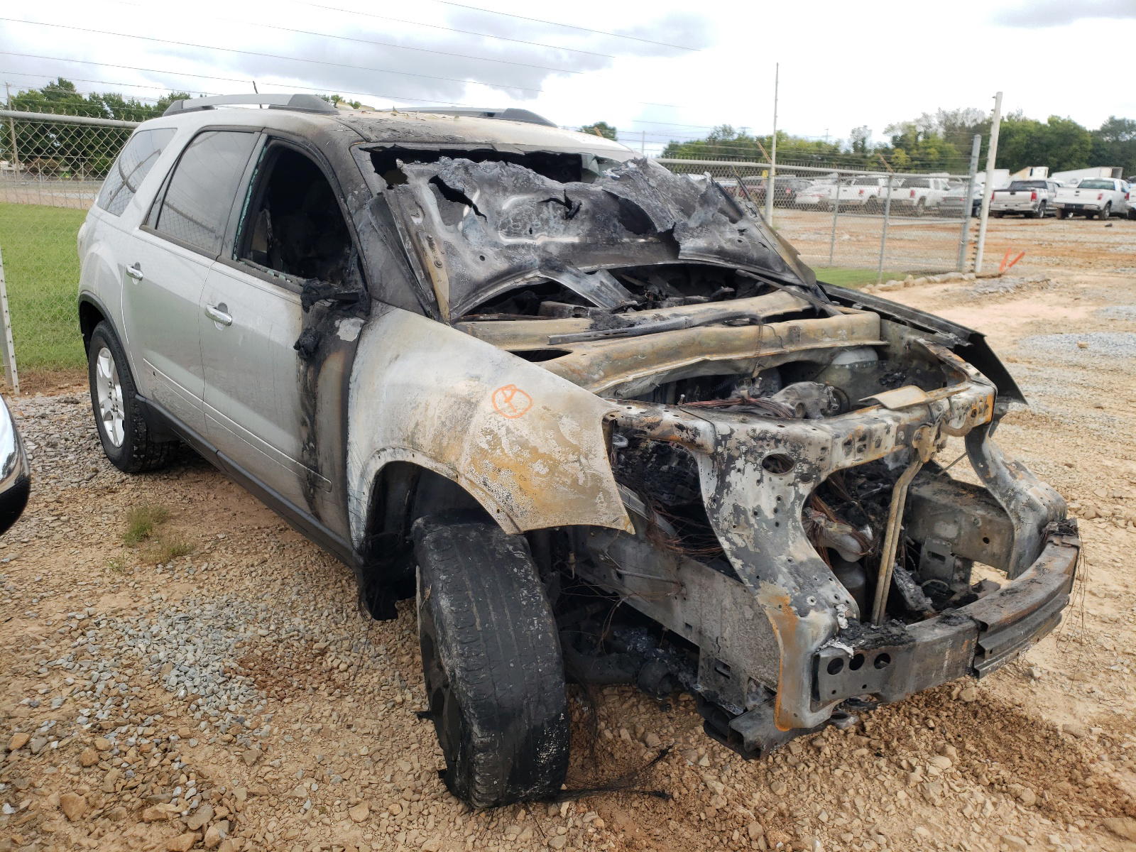 GMC ACADIA SLE 2010 with VIN 1GKLRLED3AJ161734 - Photo from auction