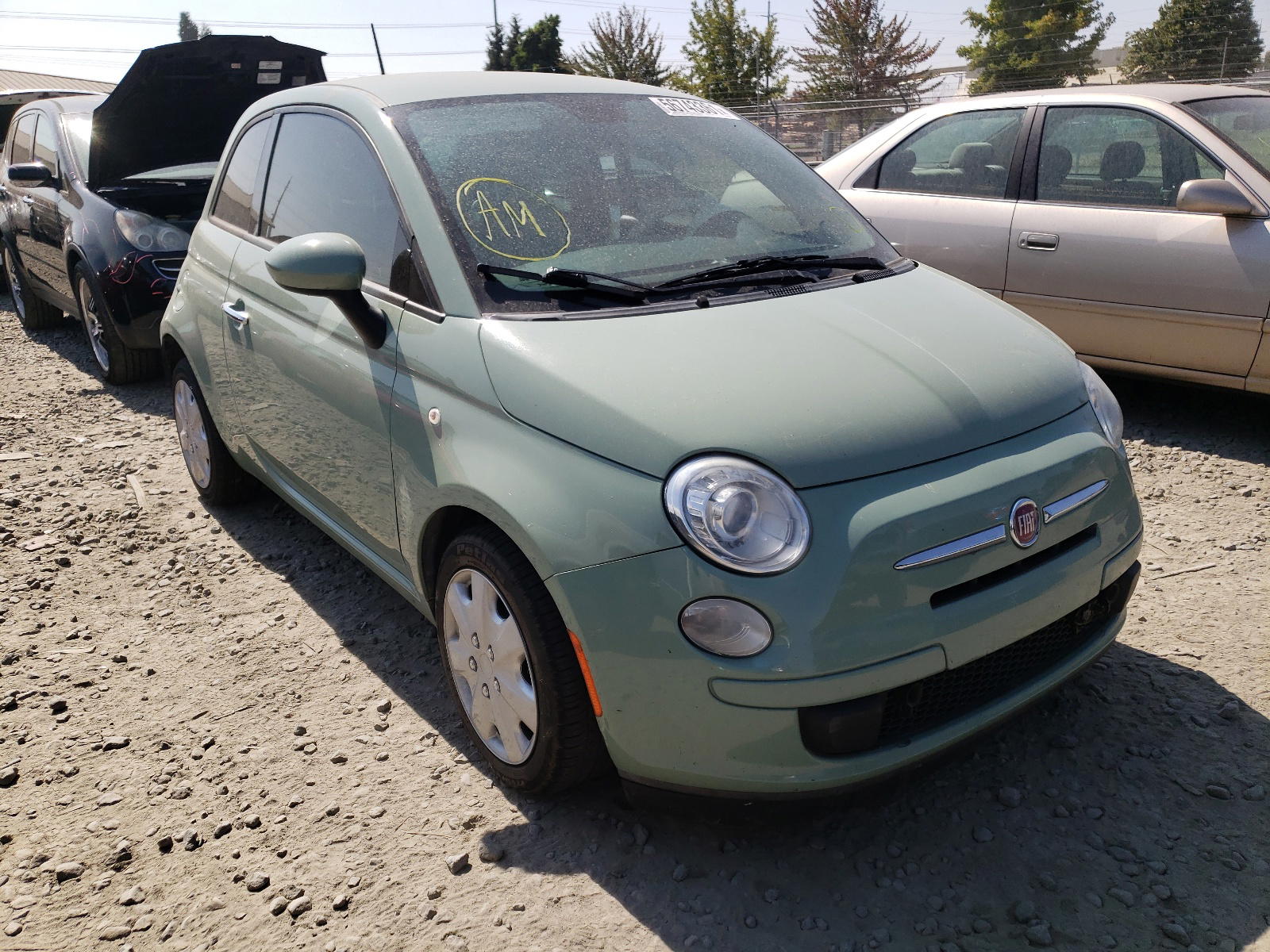 FIAT 500 POP 2015 with VIN 3C3CFFAR8FT537047 - Photo from auction