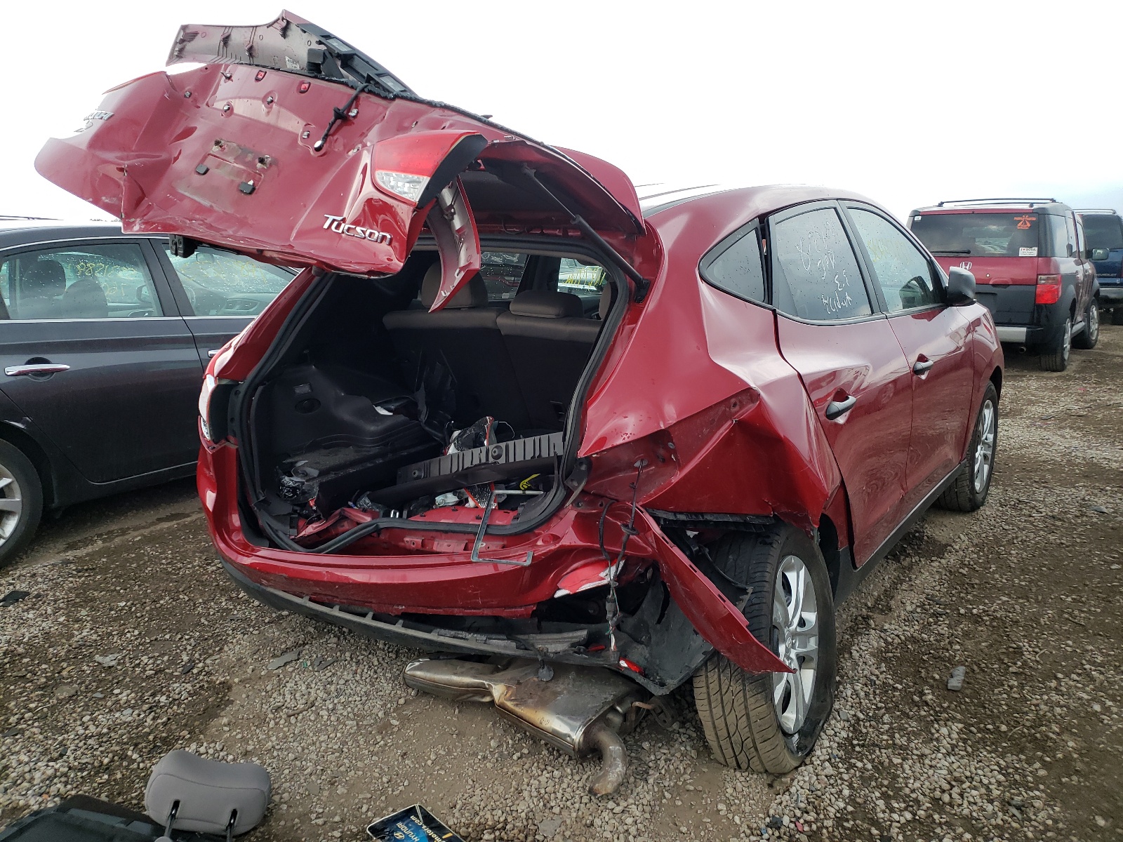 Photo 4 from auction – 2013 HYUNDAI TUCSON GL with VIN KM8JT3AB2DU712419