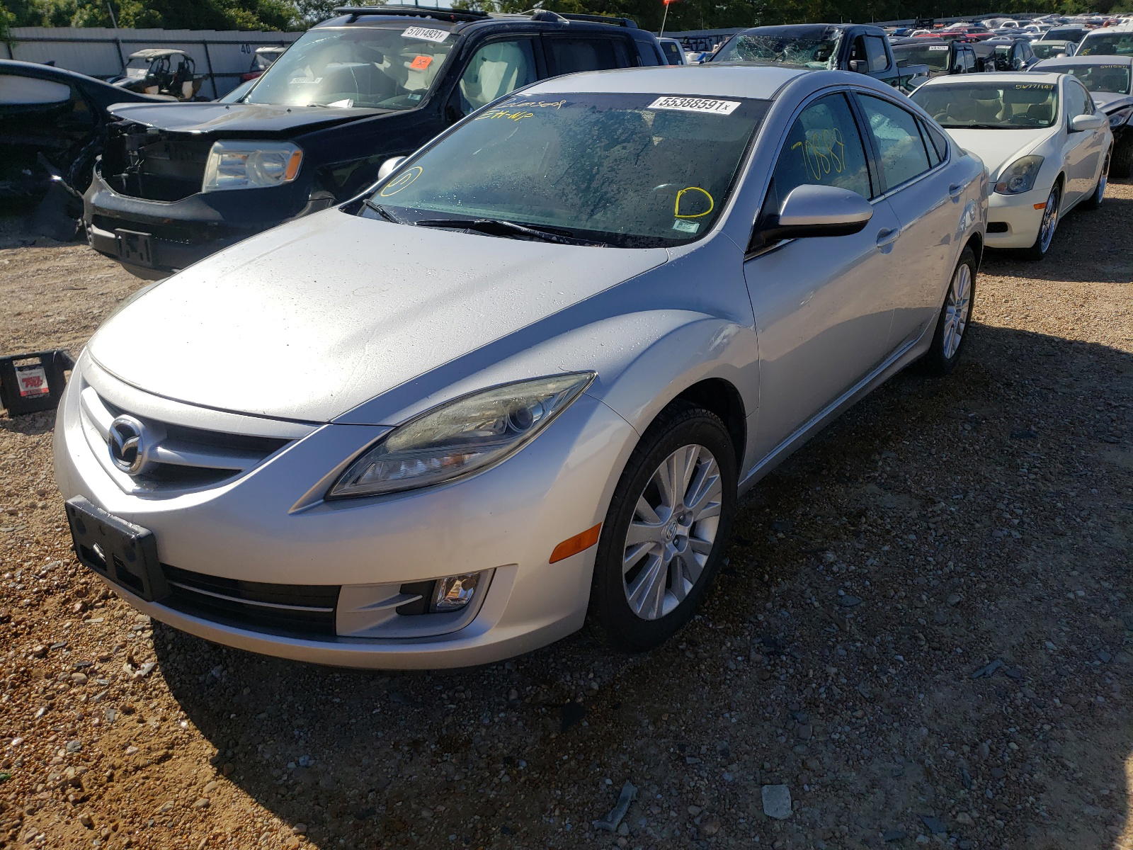 Photo 2 from auction – 2010 MAZDA 6 I with VIN 1YVHZ8CH5A5M48855