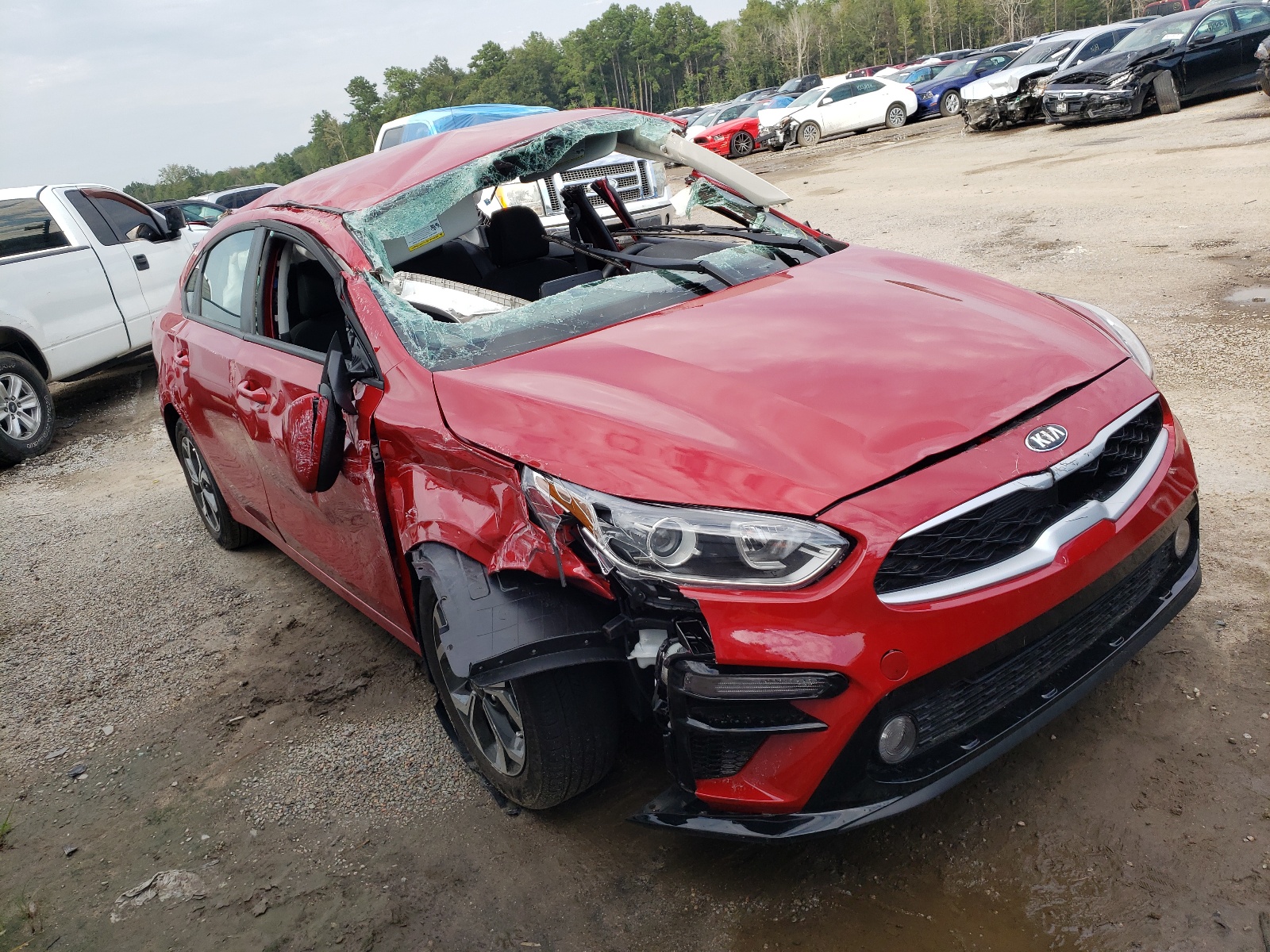 KIA FORTE FE 2021 with VIN 3KPF24AD8ME389125 - Photo from auction