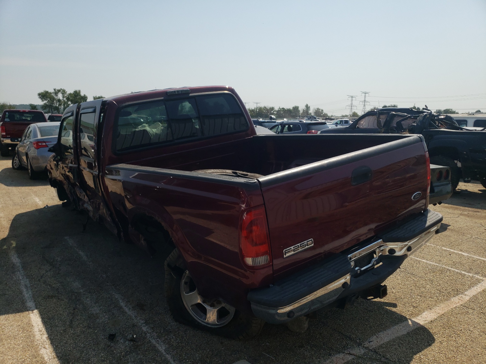 Photo 3 from auction – 2005 FORD F250 SUPER with VIN 1FTSW20P05EA57972