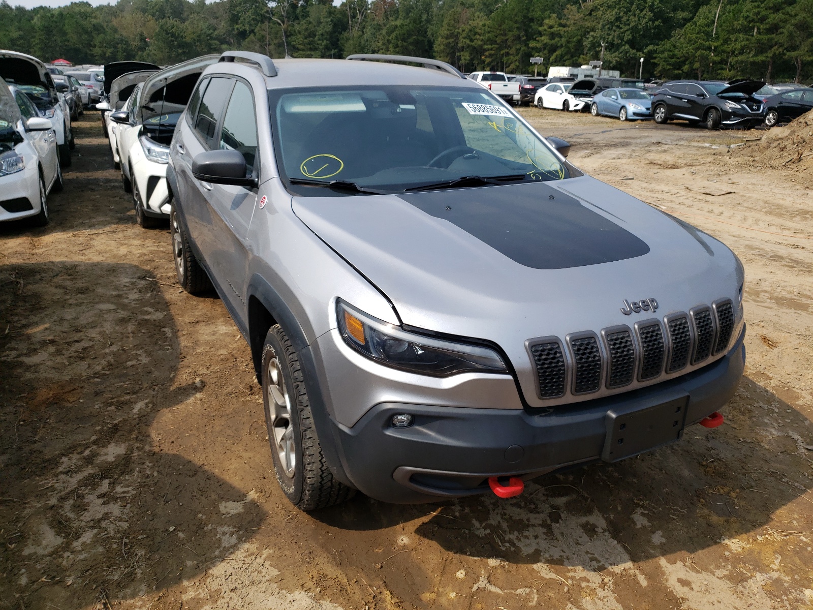 Photo 1 from auction – 2019 JEEP CHEROKEE T with VIN 1C4PJMBXXKD298548