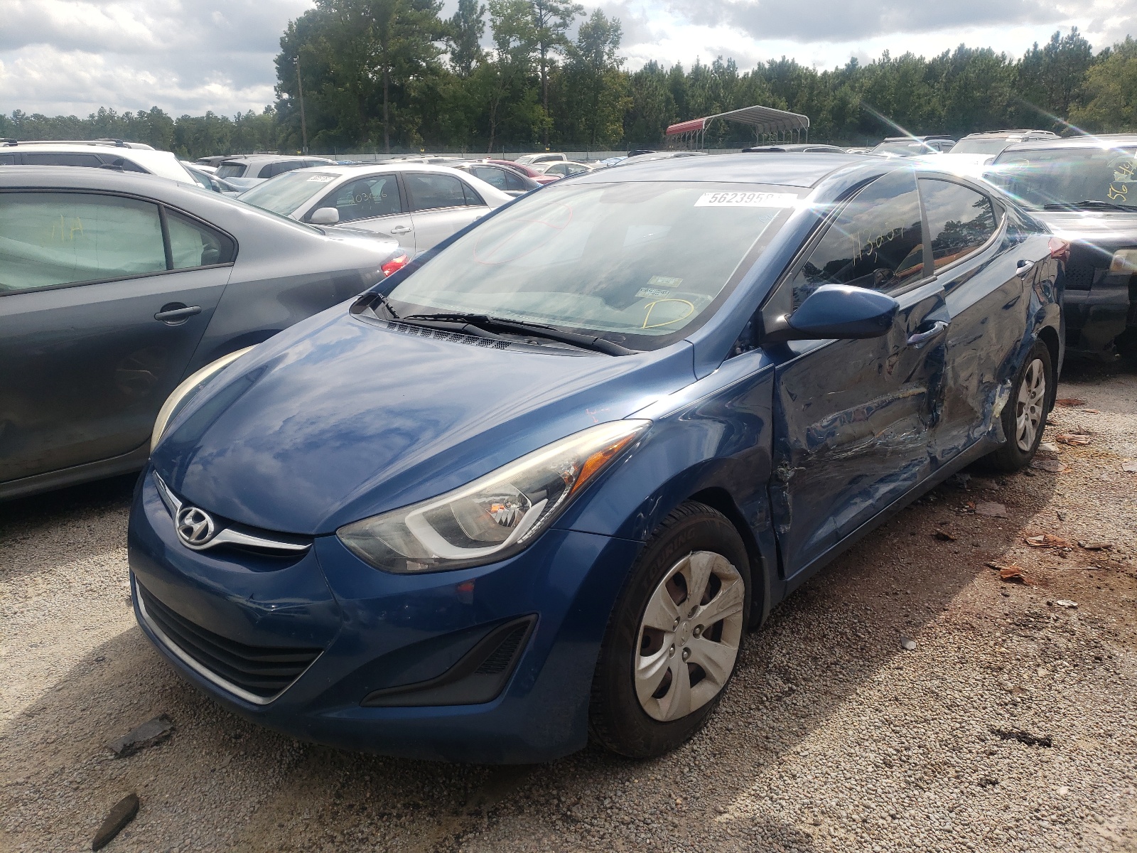 Photo 2 from auction – 2016 HYUNDAI ELANTRA SE with VIN KMHDH4AE5GU600720