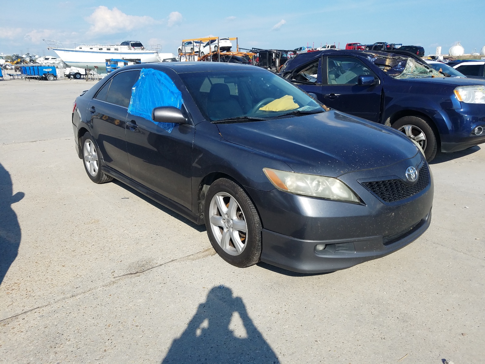 TOYOTA CAMRY SE 2007 with VIN 4T1BE46K57U729541 - Photo from auction